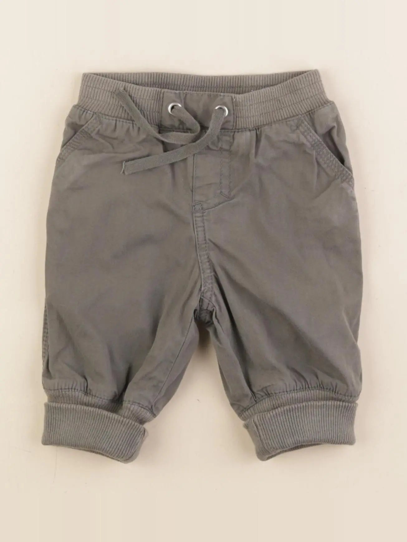 Petit Bateau - pantalon vert - 3 mois