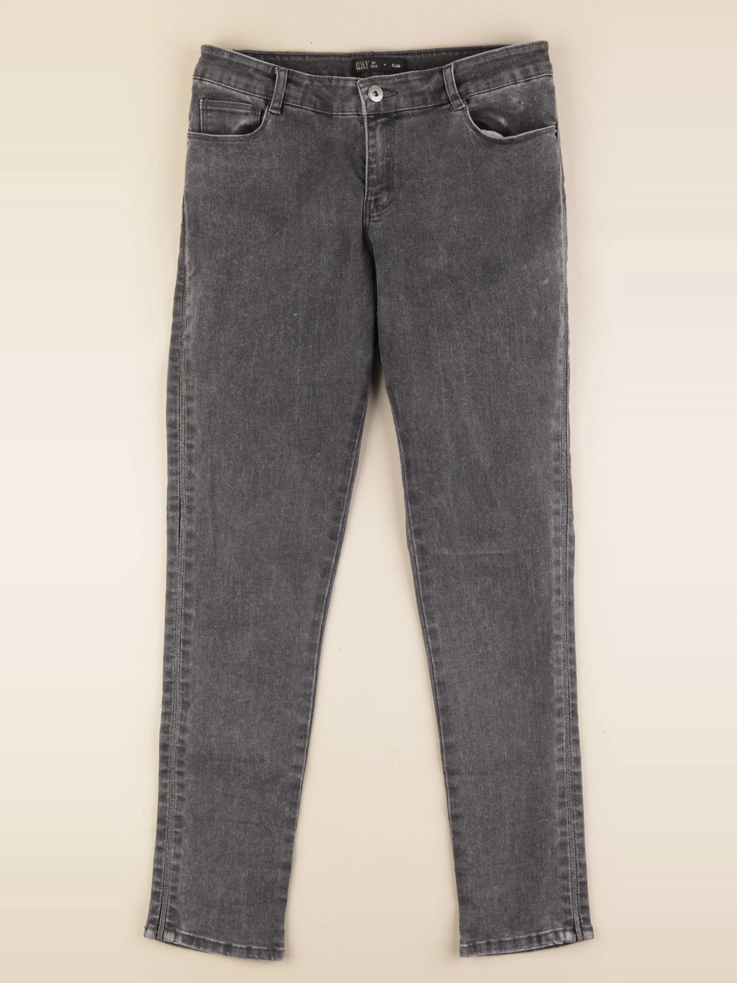 IKKS - jean gris - 16 ans