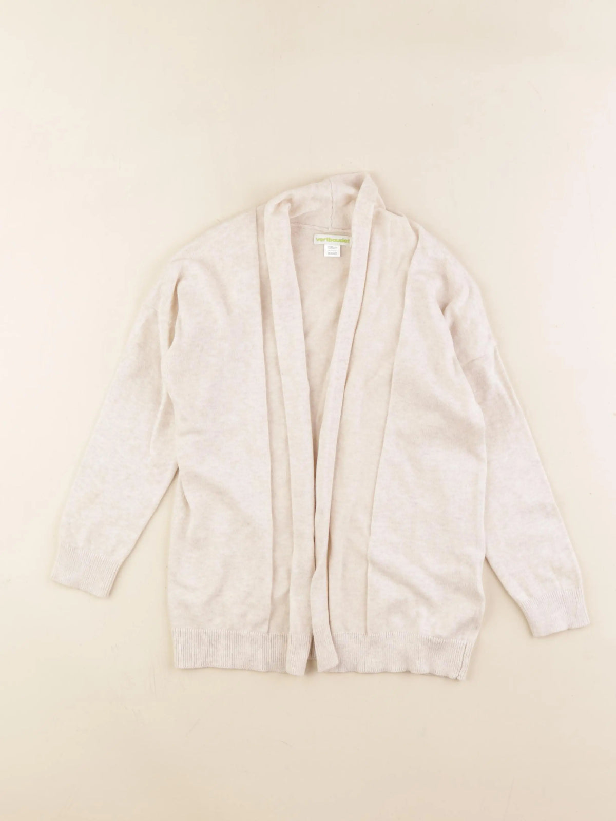 Vertbaudet - gilet beige - 5 ans