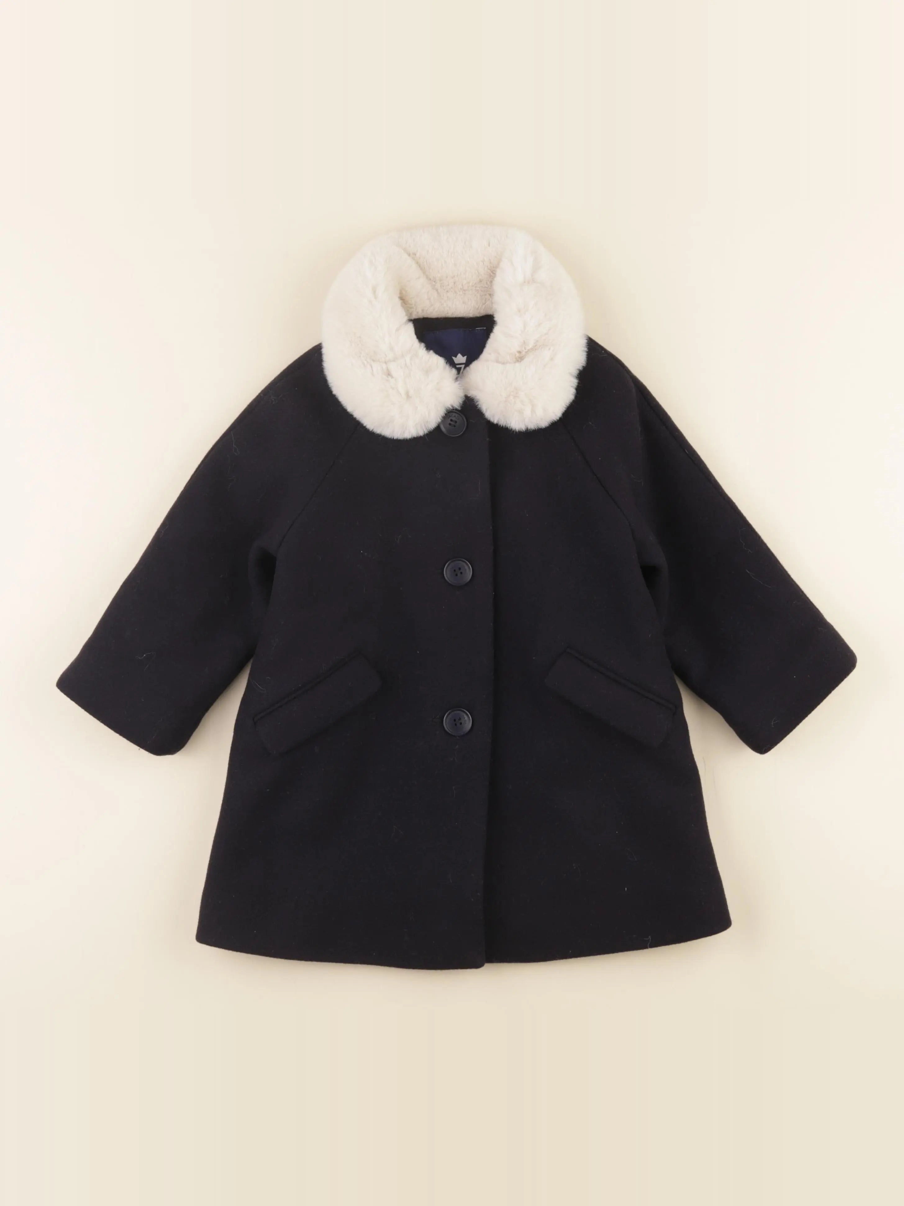 Jacadi - manteau bleu - 36 mois