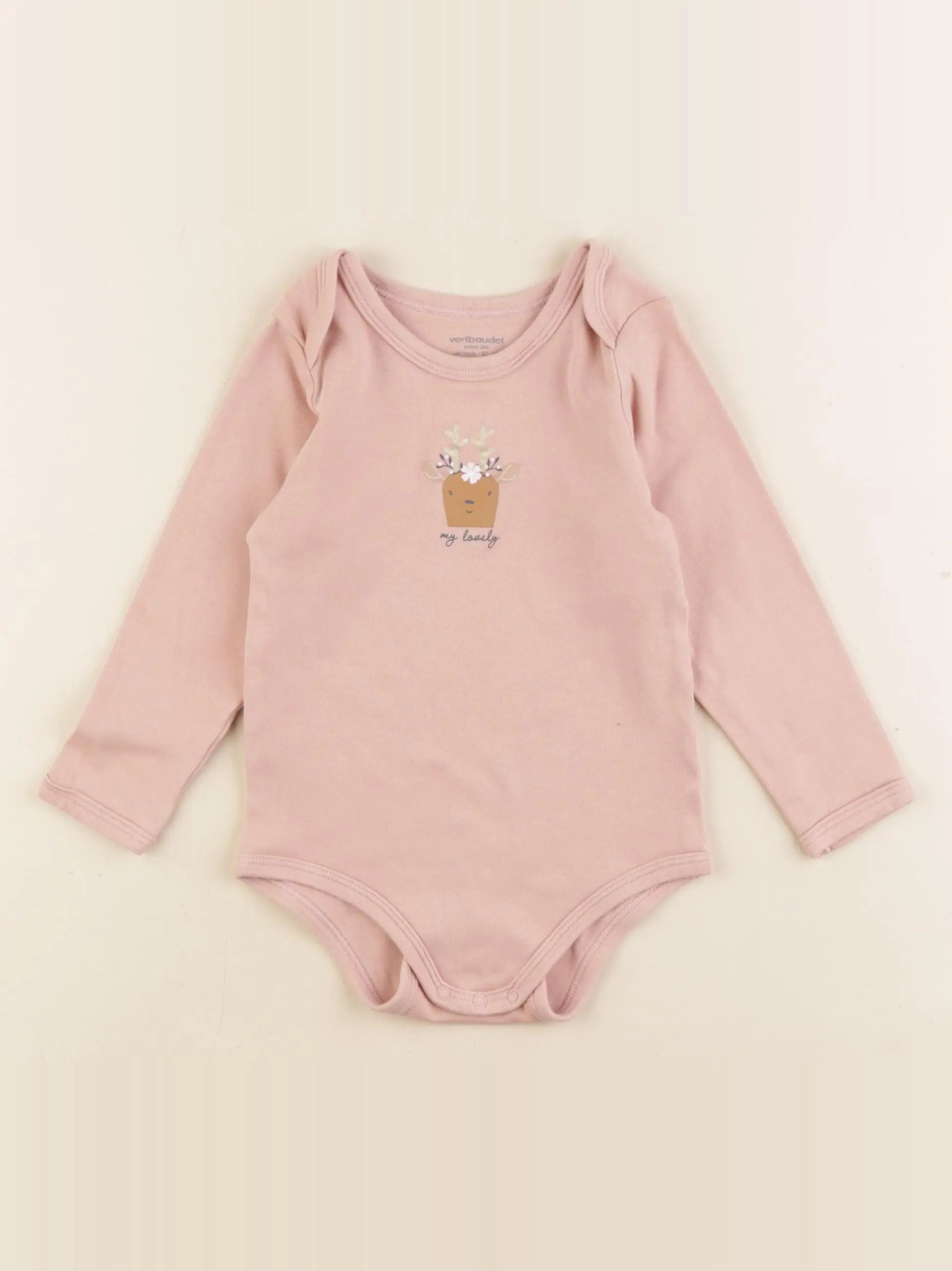 Vertbaudet - body rose - 36 mois