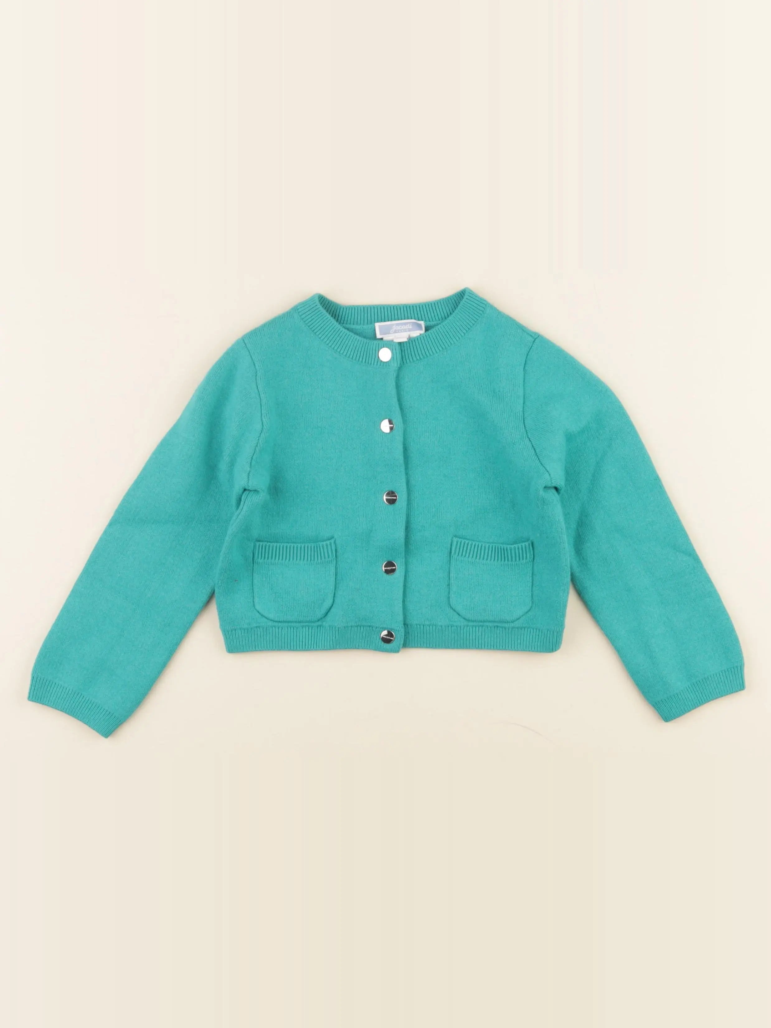 Jacadi - gilet bleu, vert - 4 ans