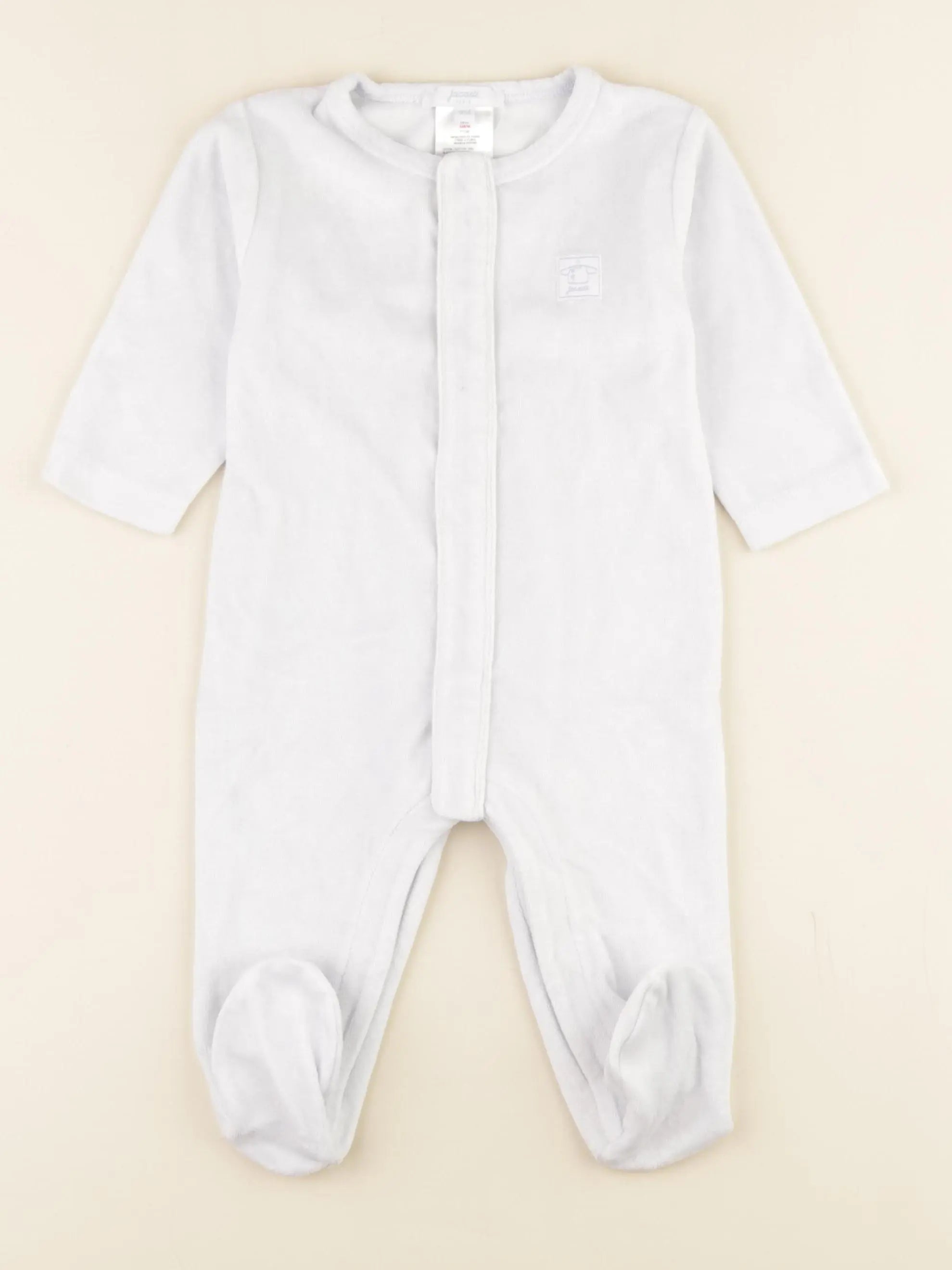 Jacadi - pyjama velours bleu - 9 mois
