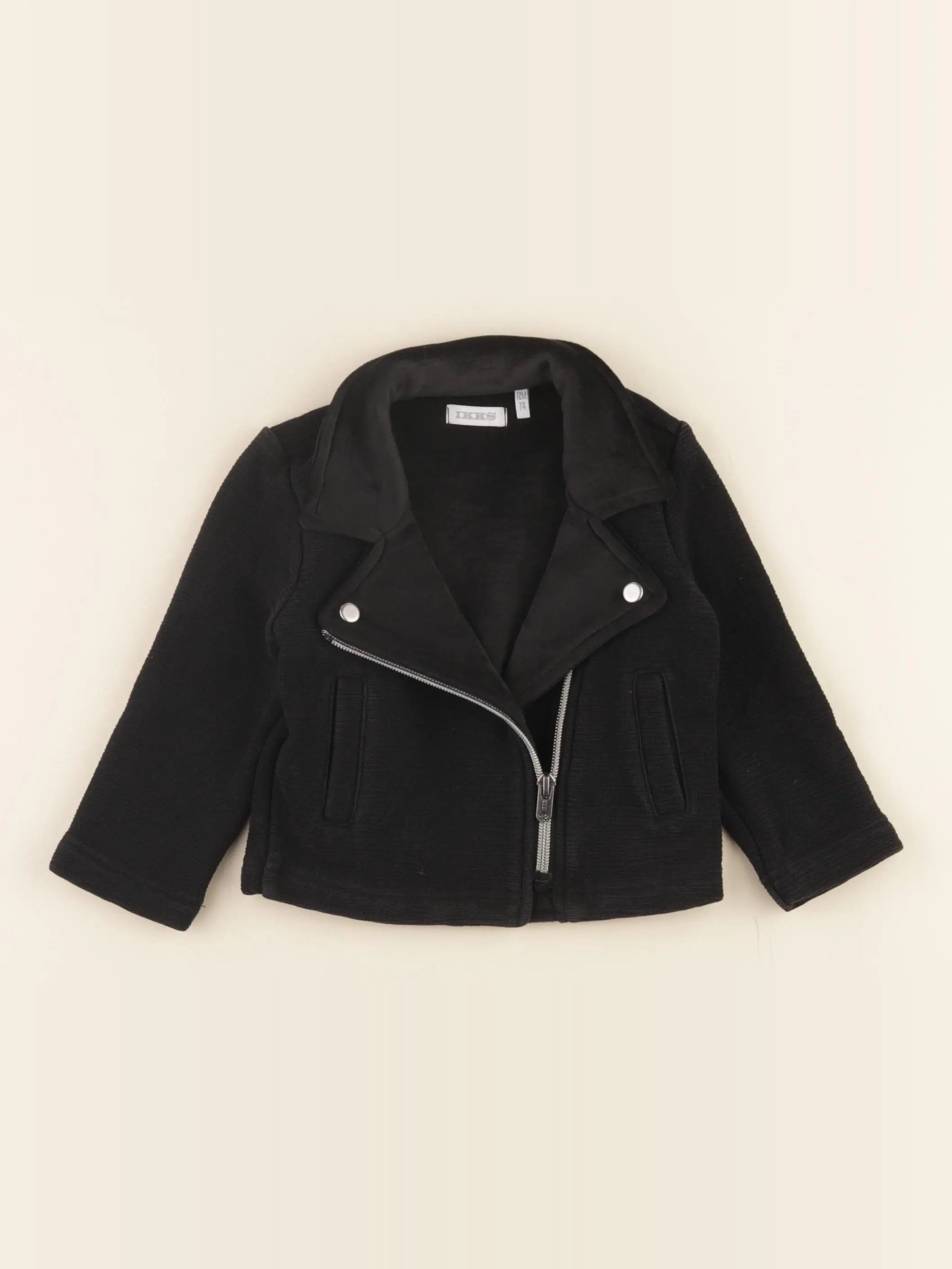 IKKS - veste noir - 12 mois