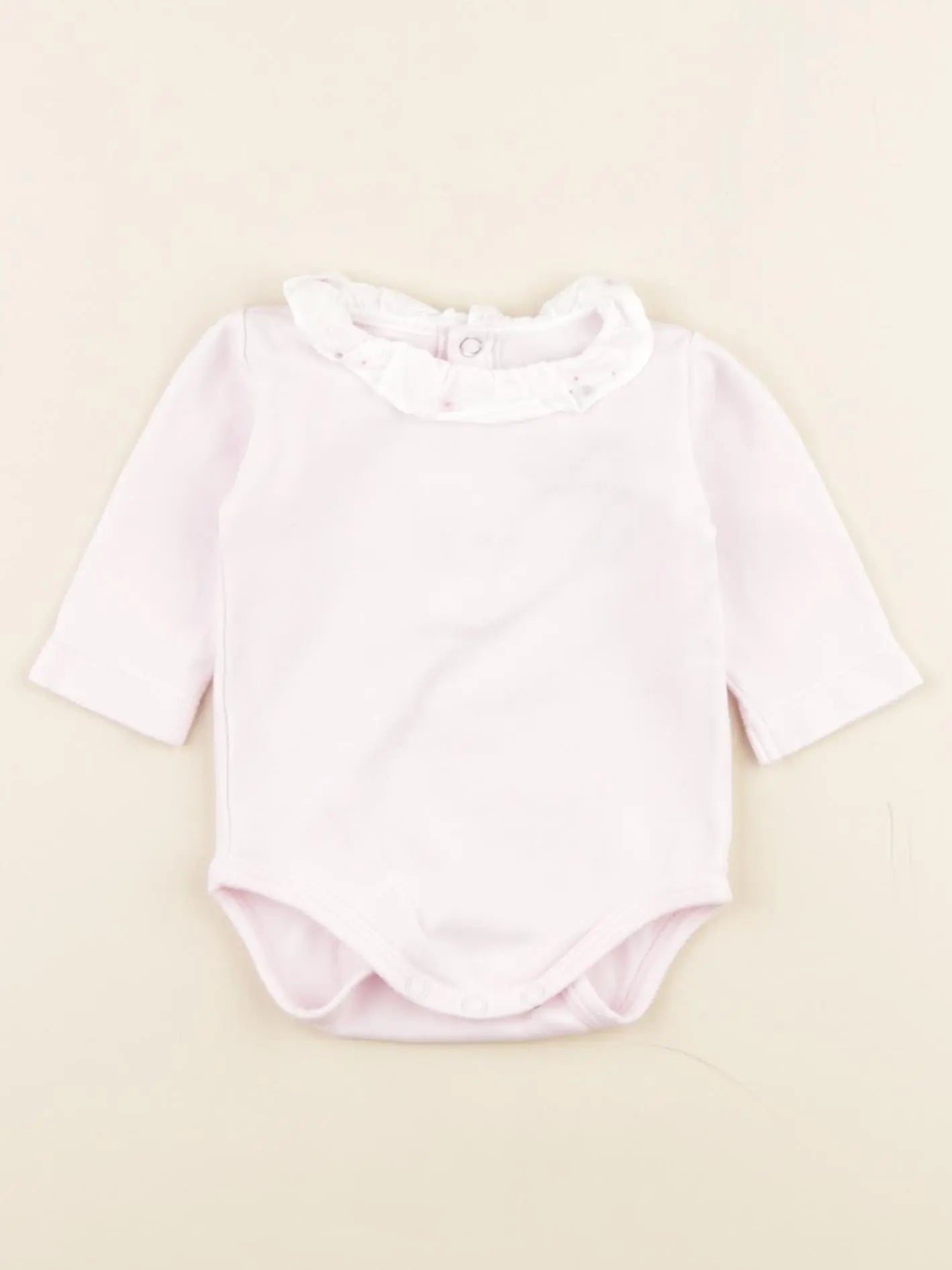 Jacadi - body à col rose - 1 mois