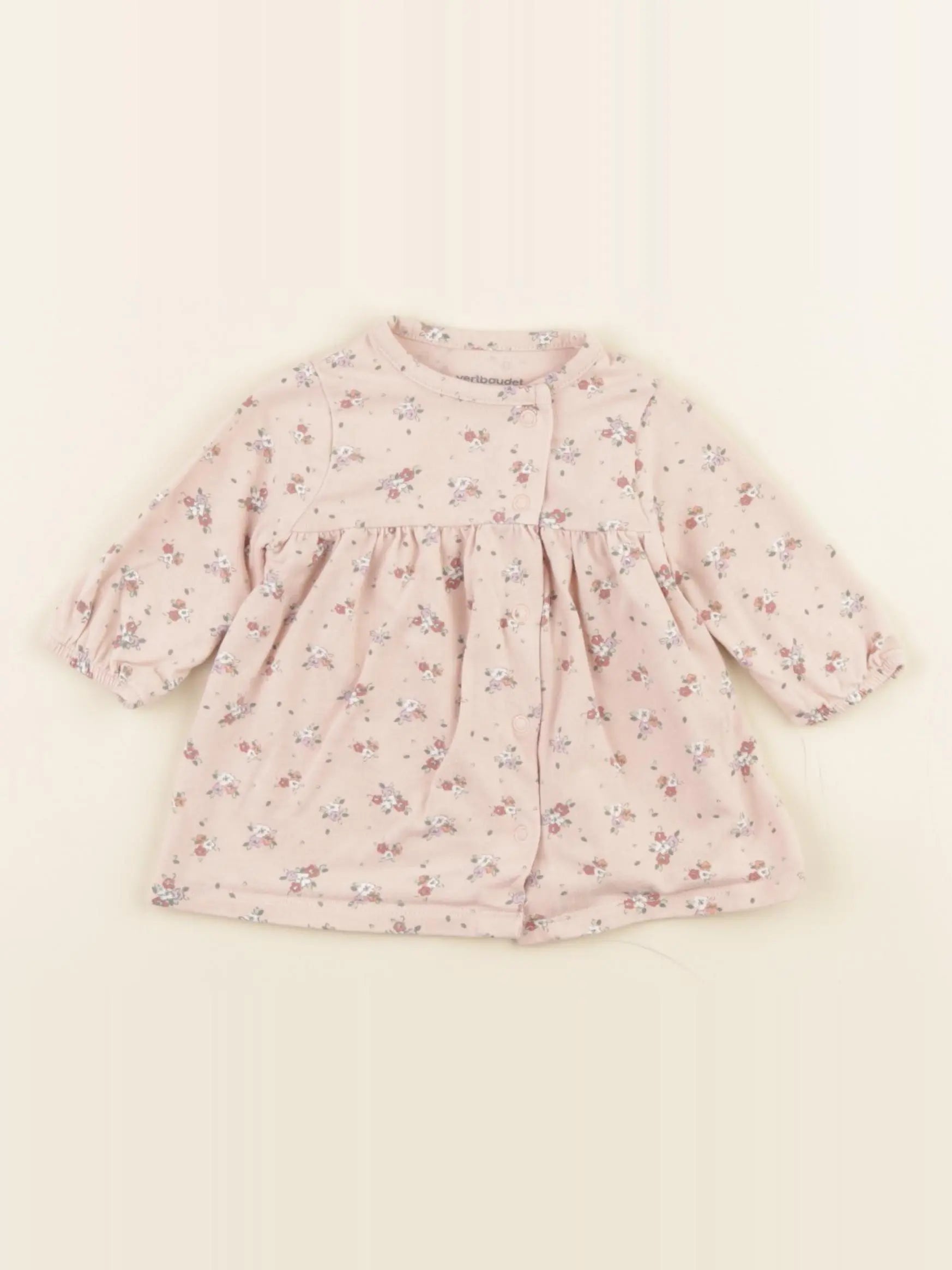 Vertbaudet - robe rose - 1 mois