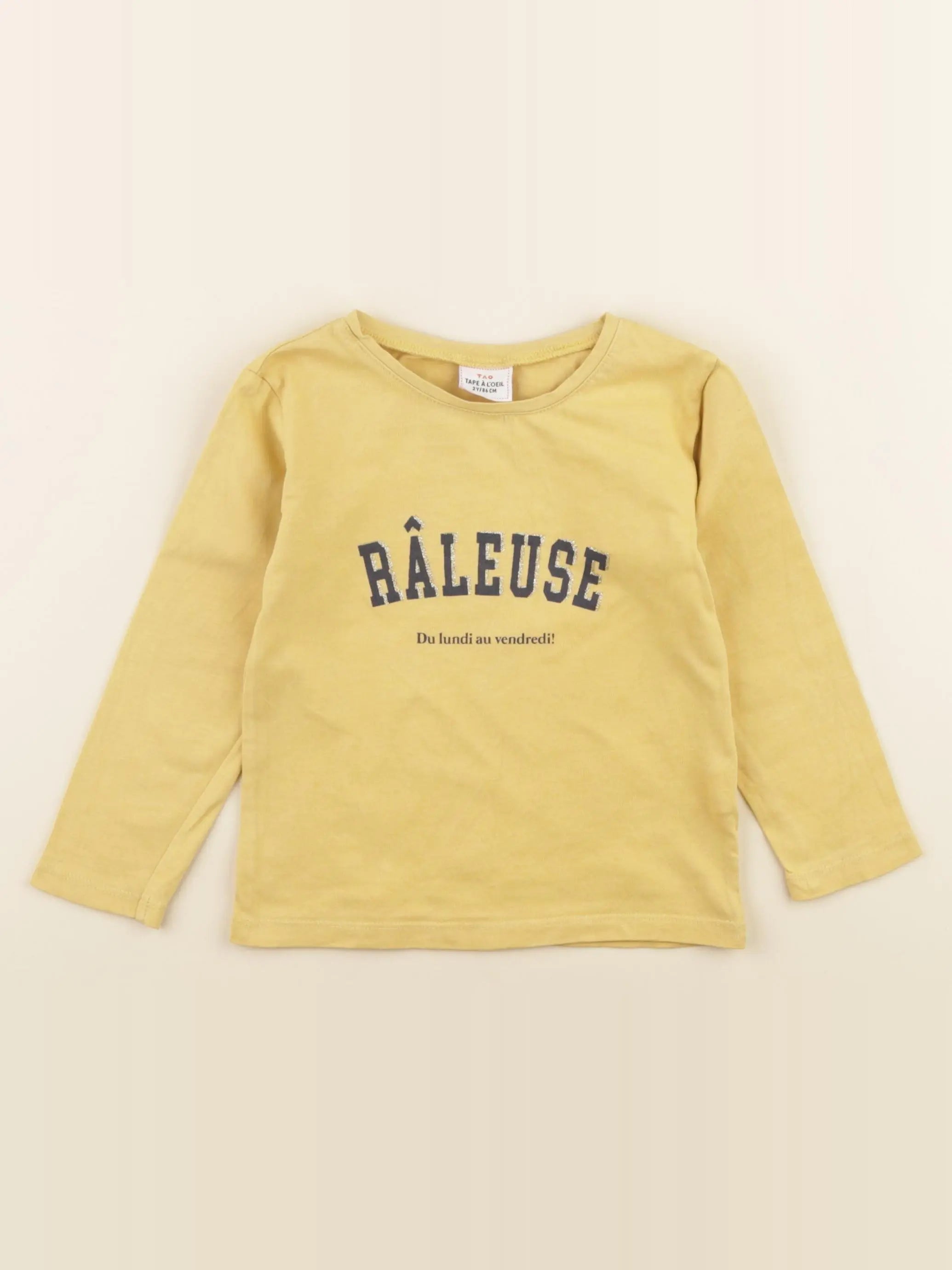 Tape à l'oeil - tee-shirt jaune - 2 ans