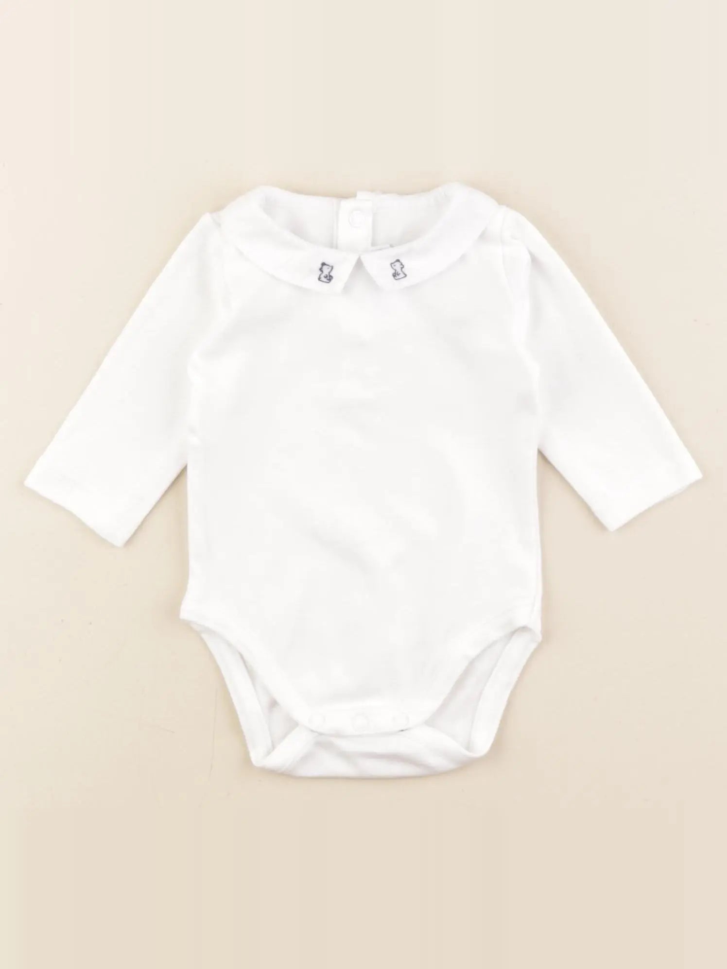 Jacadi - body à col blanc - 3 mois