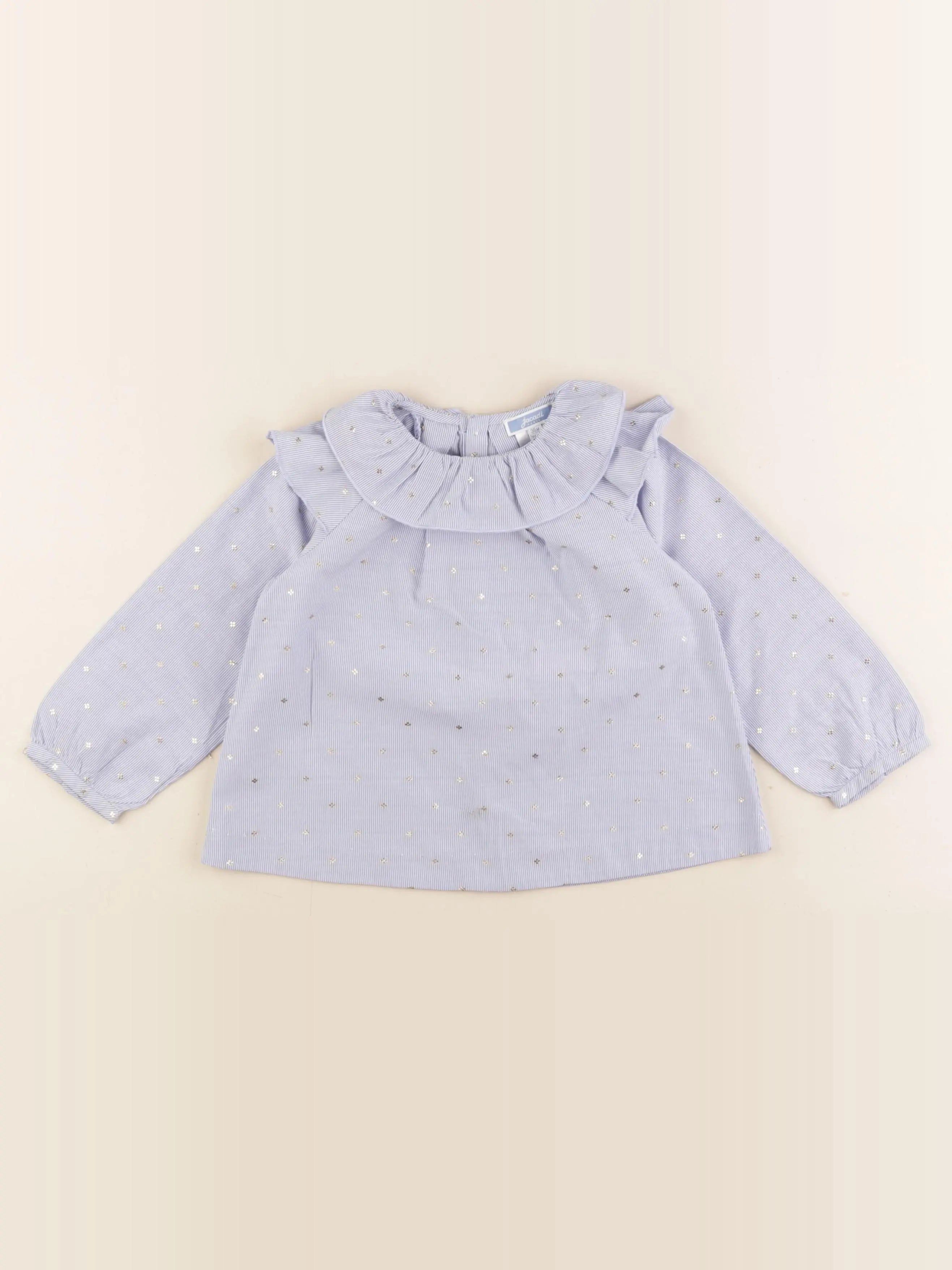 Jacadi - blouse bleu - 36 mois