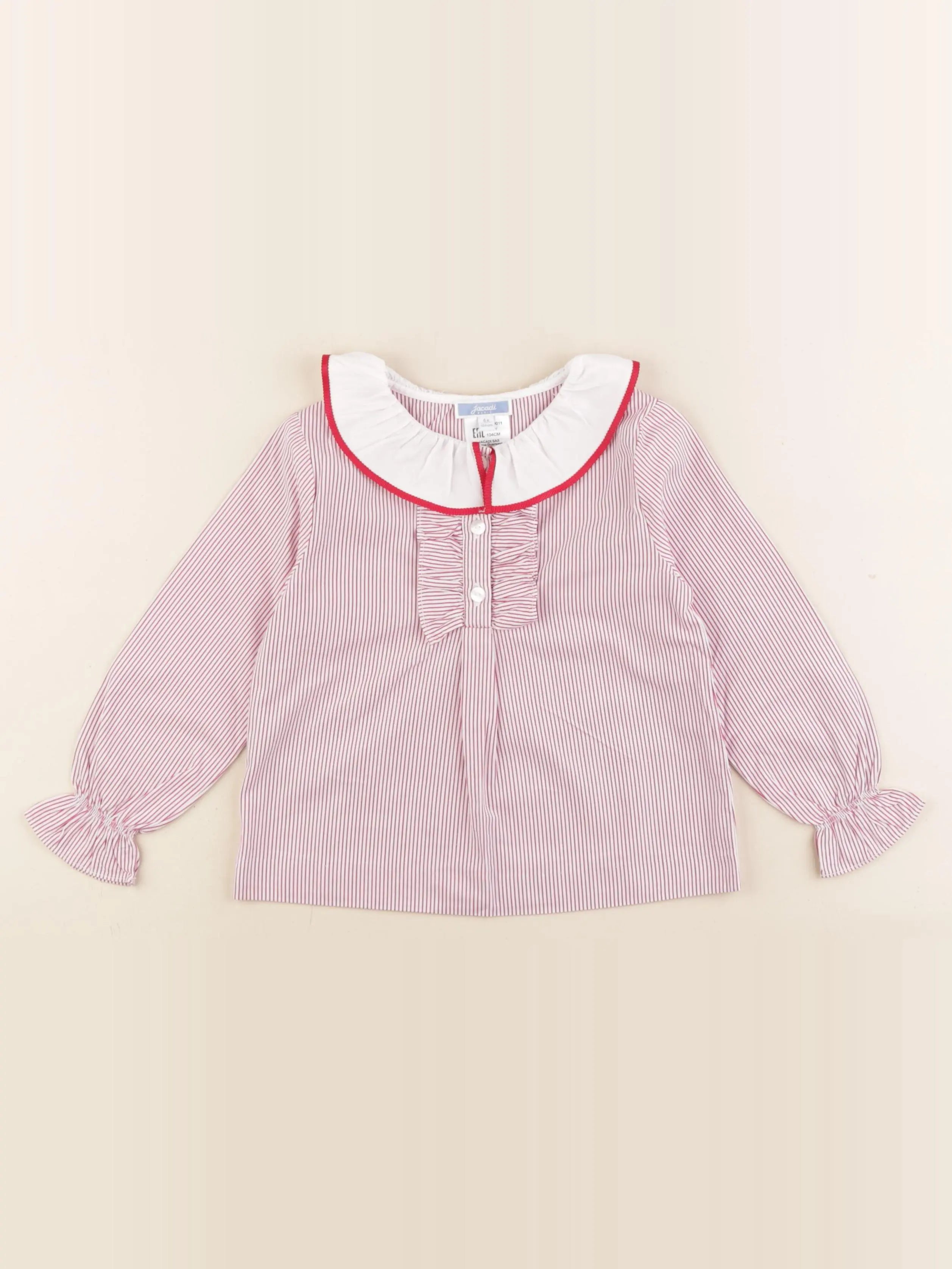 Jacadi - blouse rouge - 4 ans