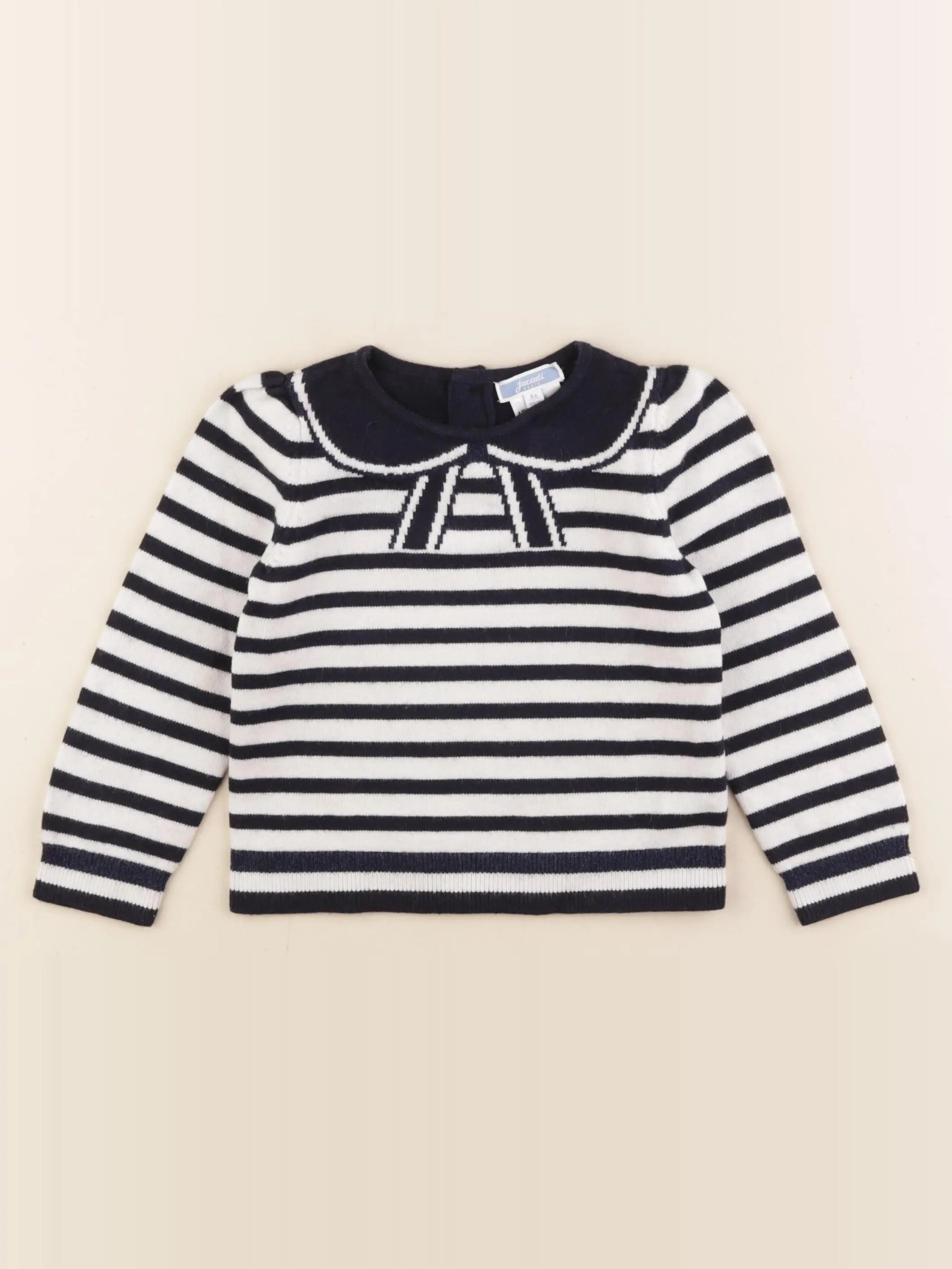 Jacadi - pull bleu - 4 ans