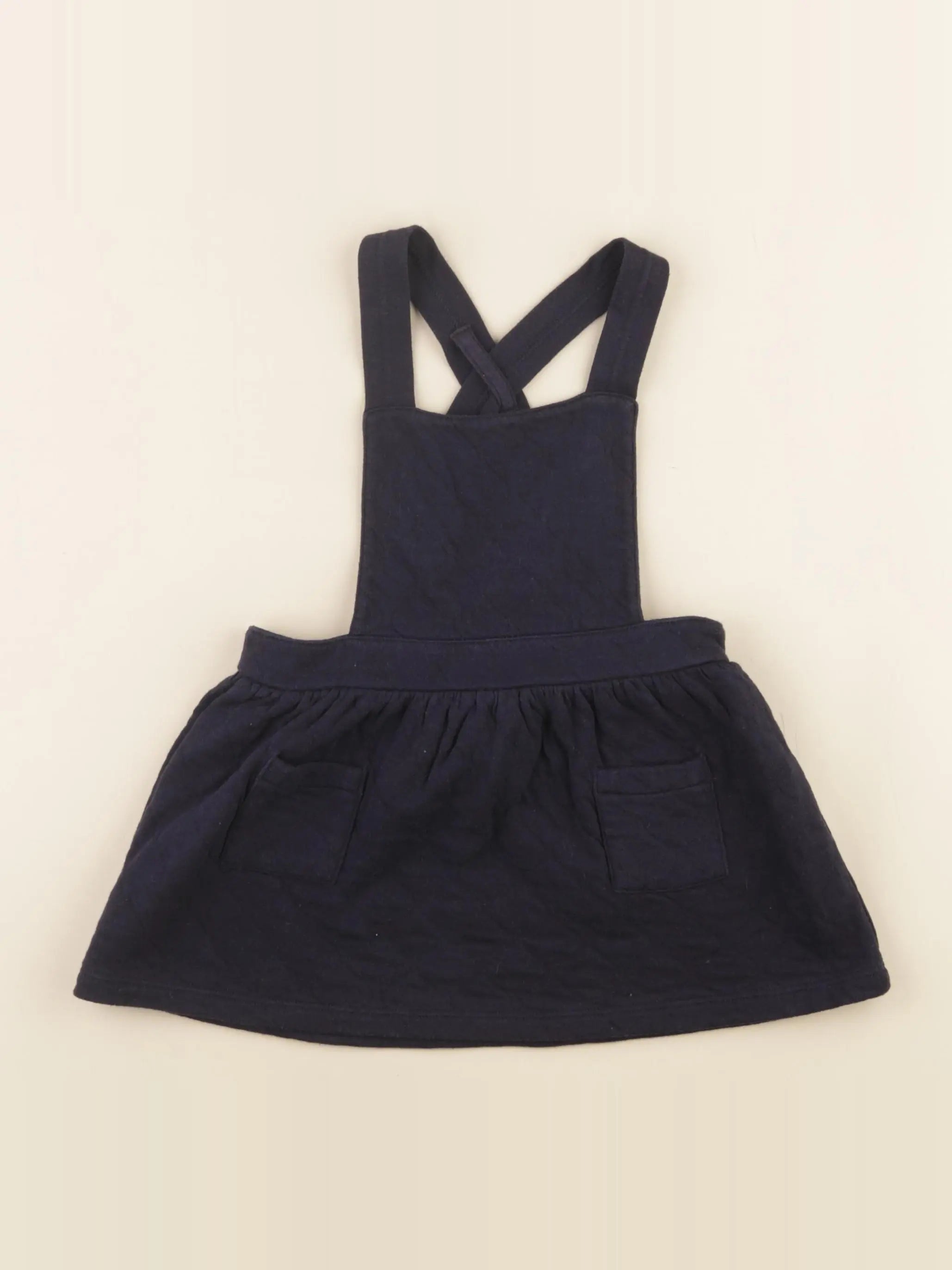 Petit Bateau - robe bleu - 18 mois