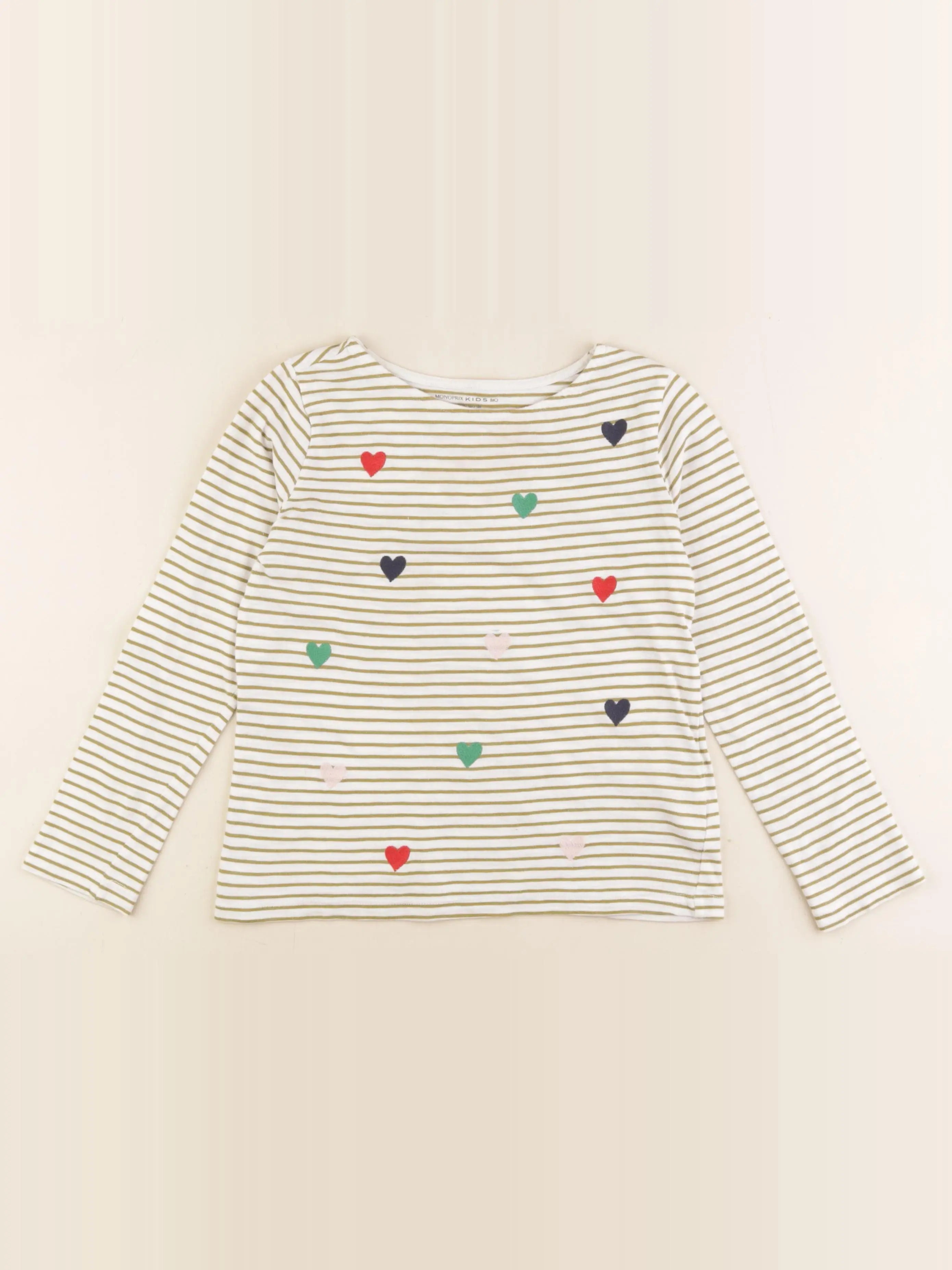 Monoprix - tee-shirt vert - 8 ans
