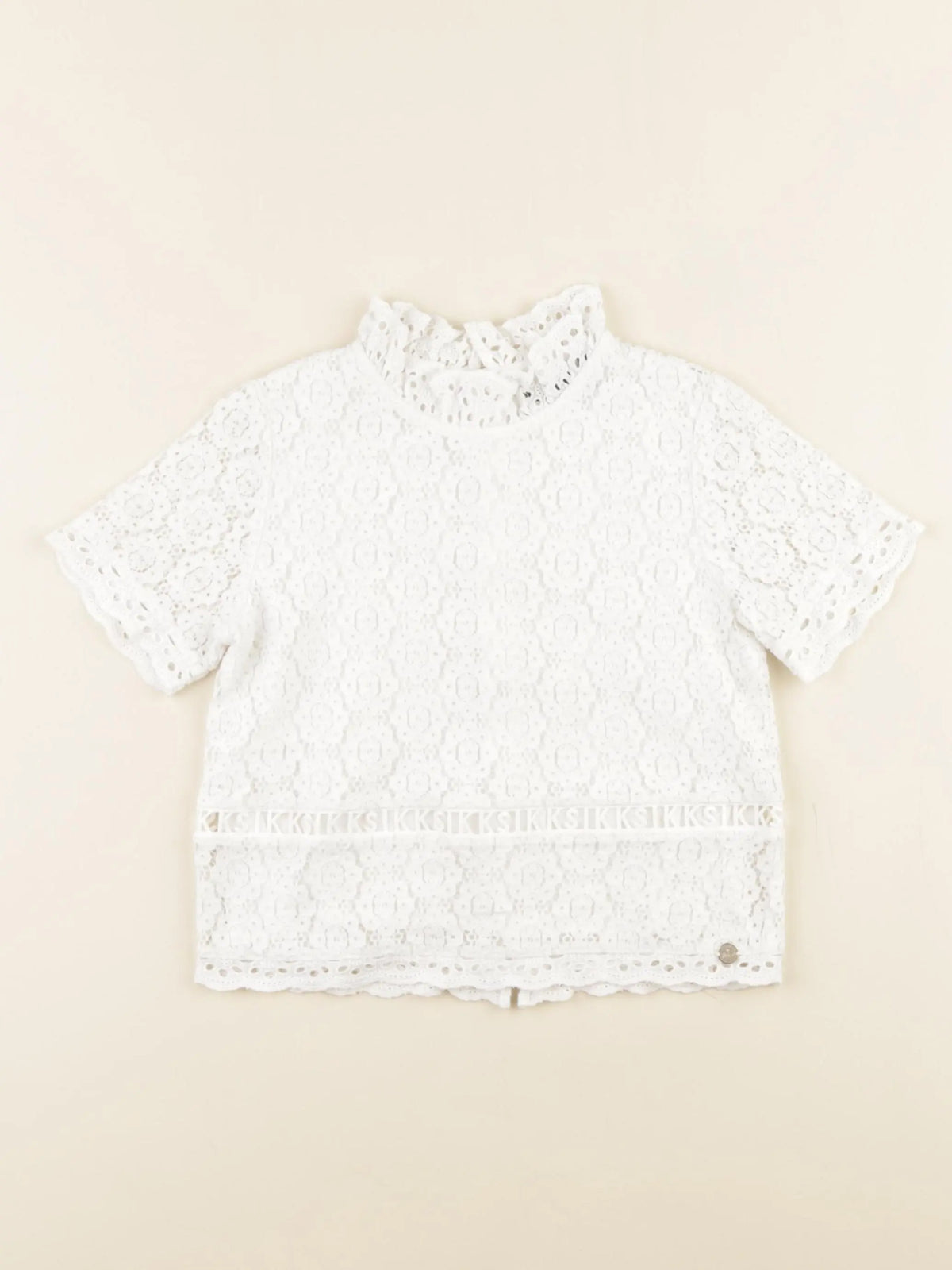 IKKS - blouse blanc - 6 ans