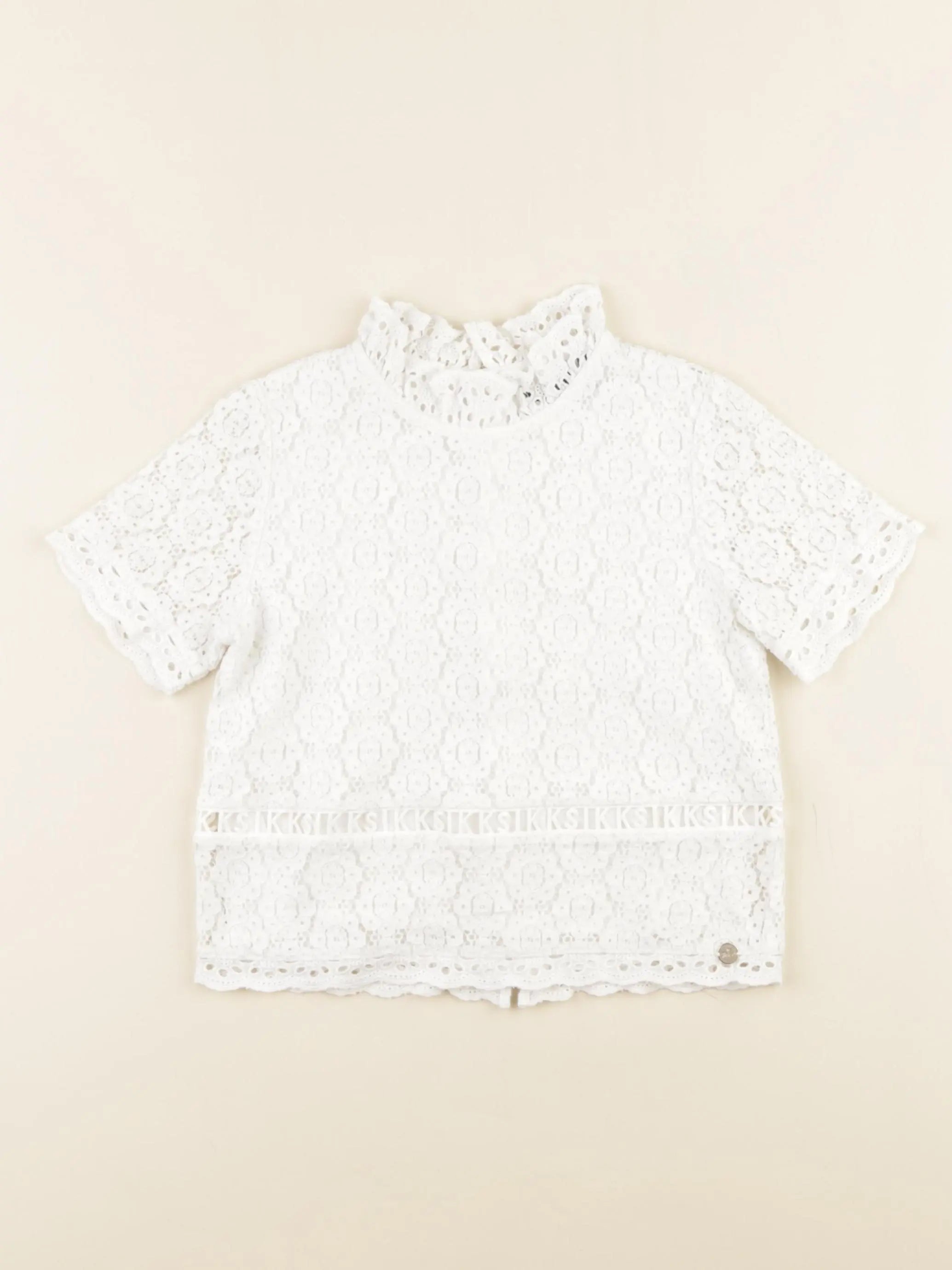 IKKS - blouse blanc - 6 ans