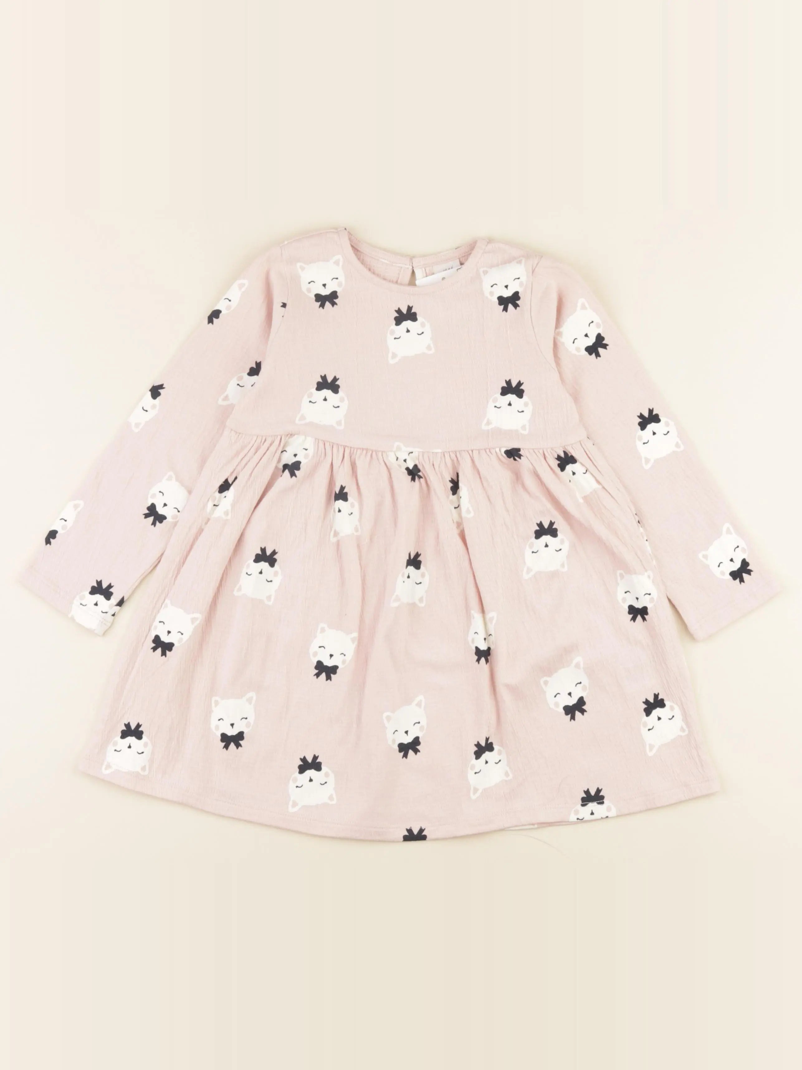 H&M - robe rose - 18/24 mois