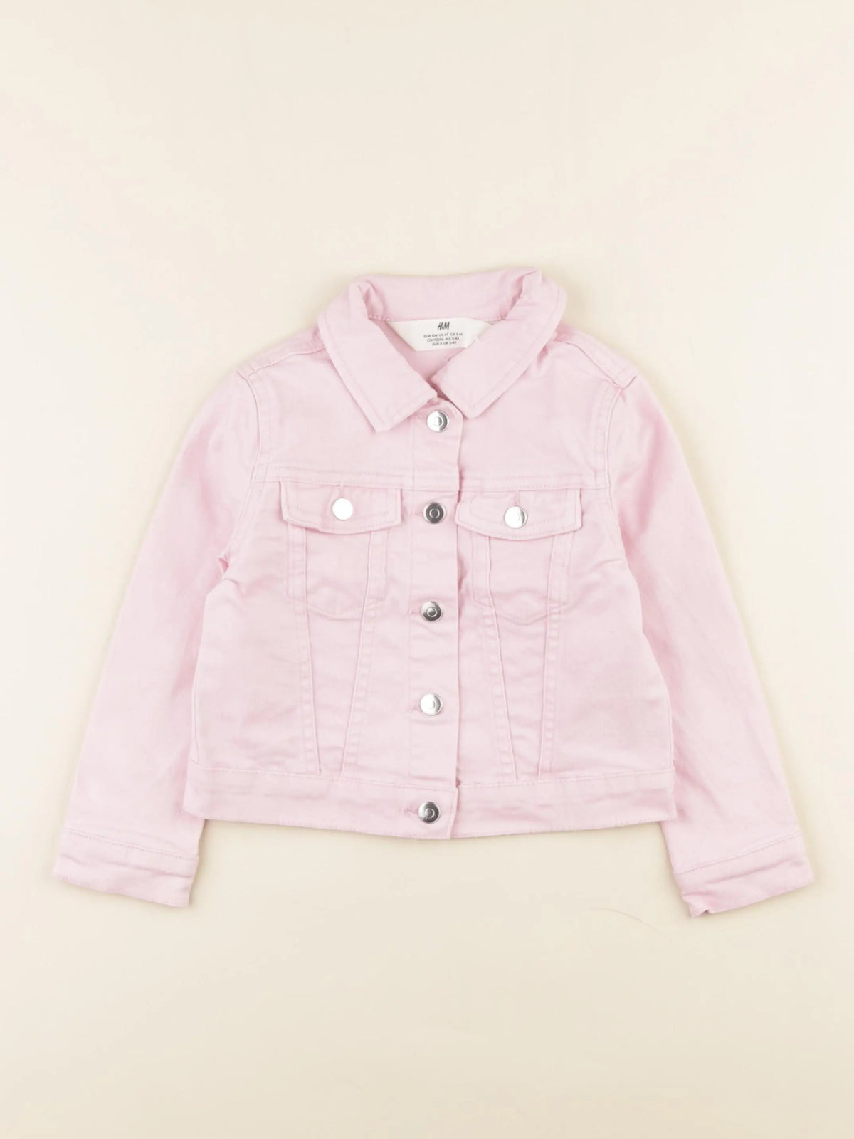 H&M - veste rose - 4 ans