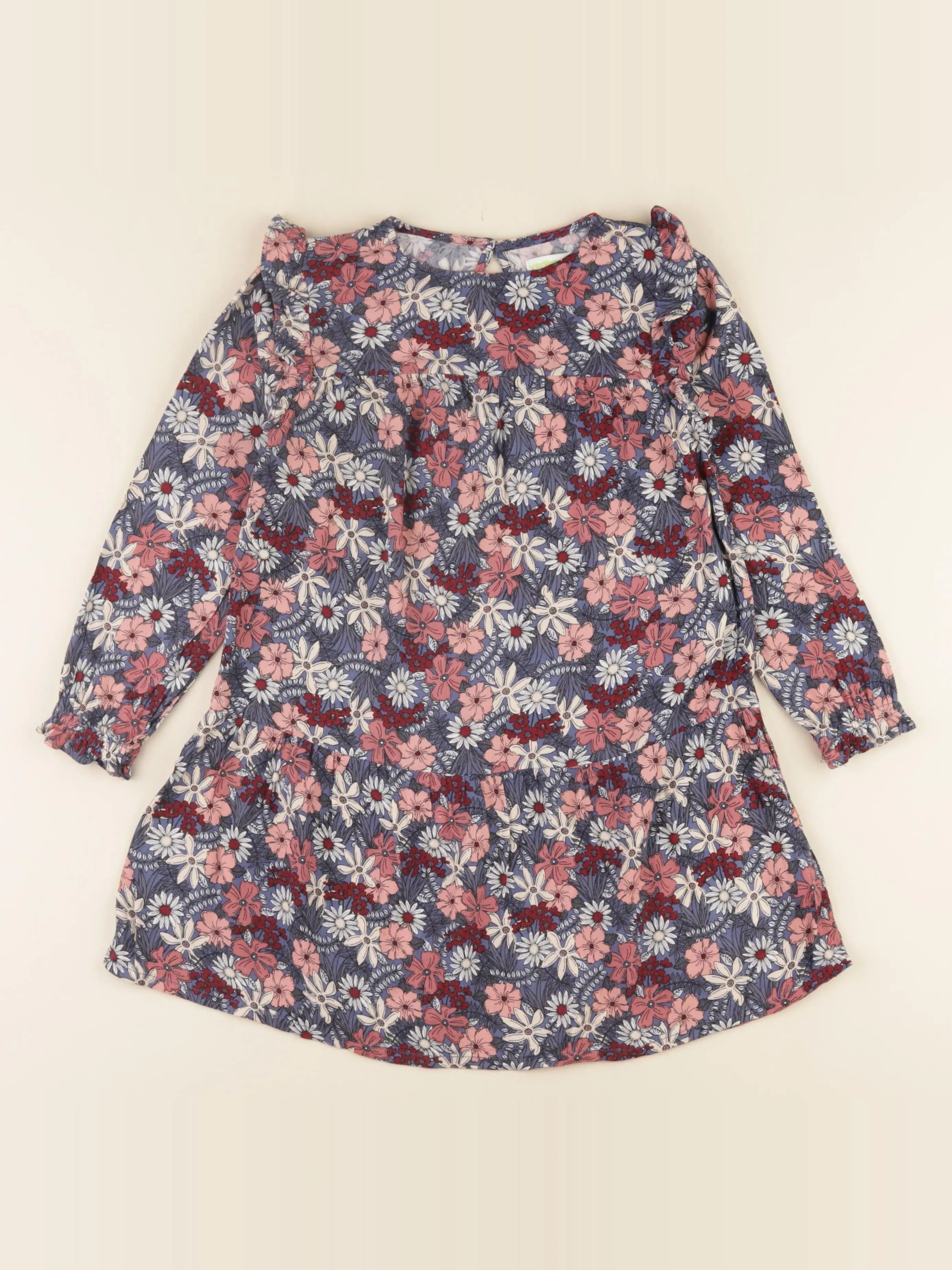 Vertbaudet - robe multicolore - 6 ans