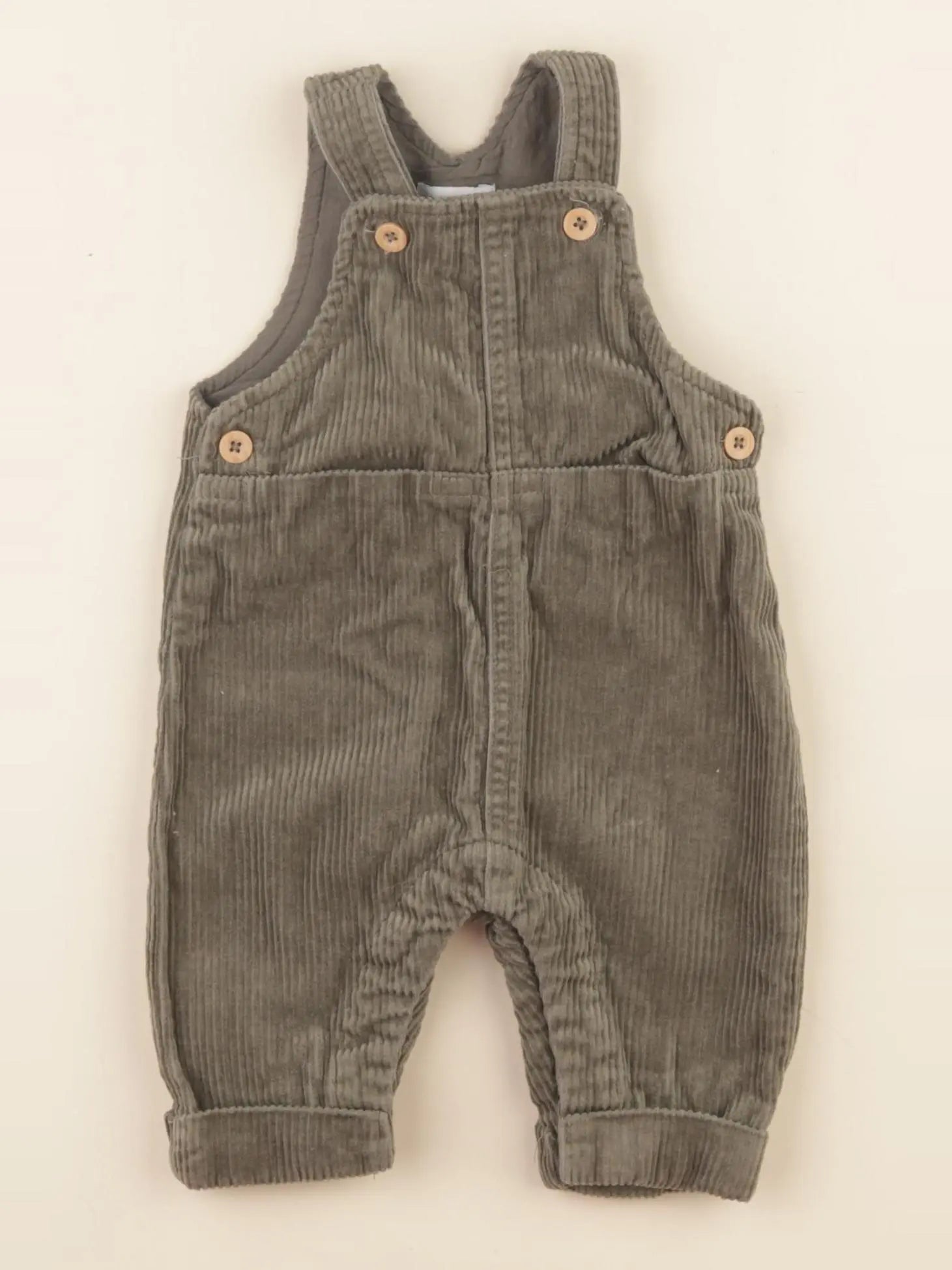 Vertbaudet - salopette vert - 3 mois