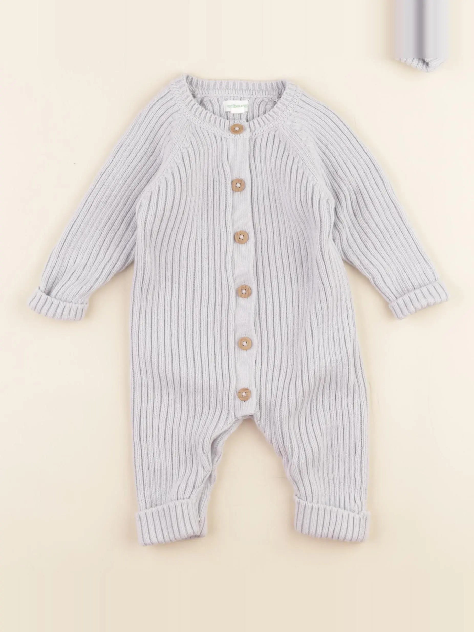 Vertbaudet - combinaison bleu - 3 mois