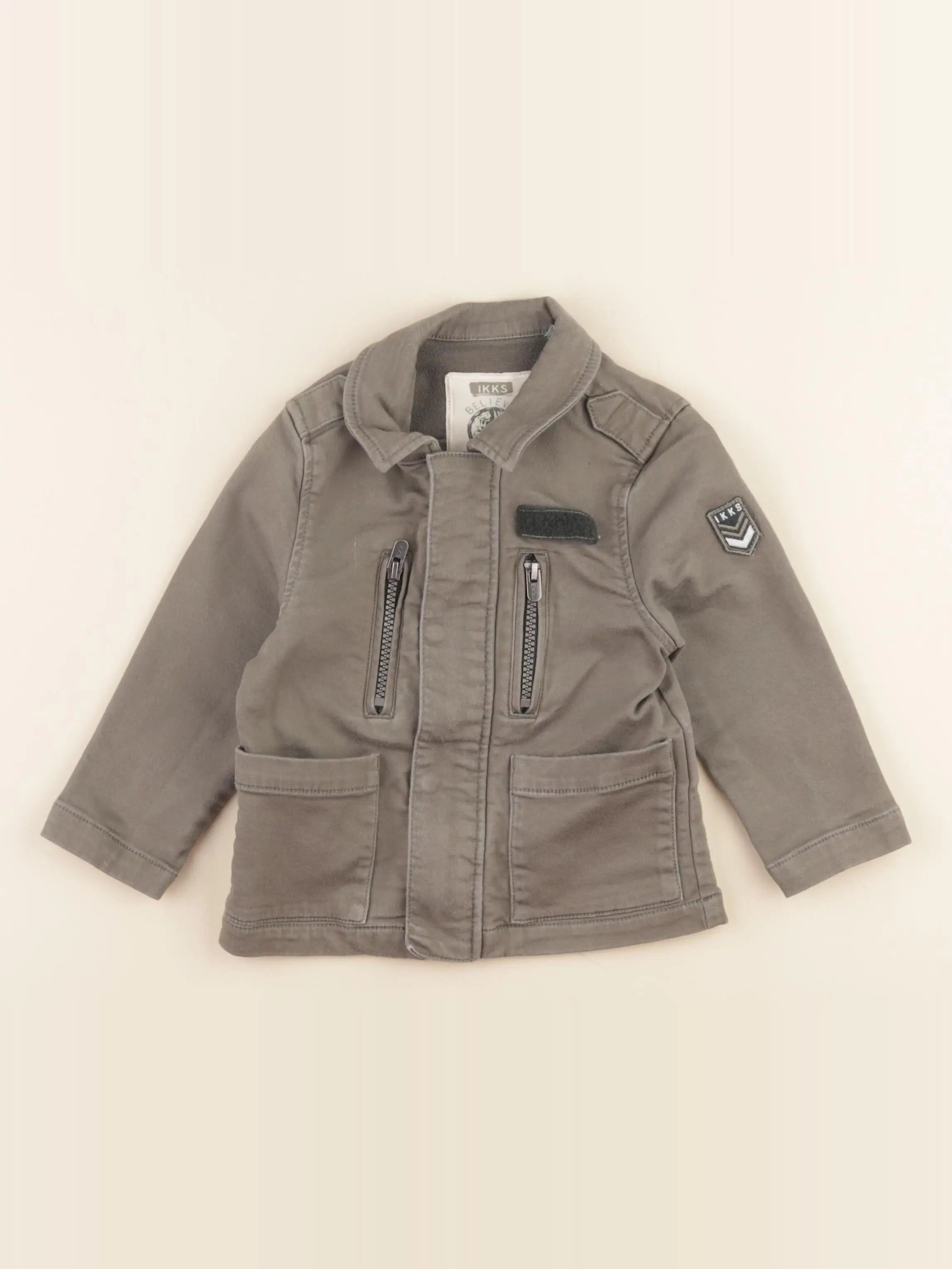 IKKS - veste imprimé au dos vert - 2 ans