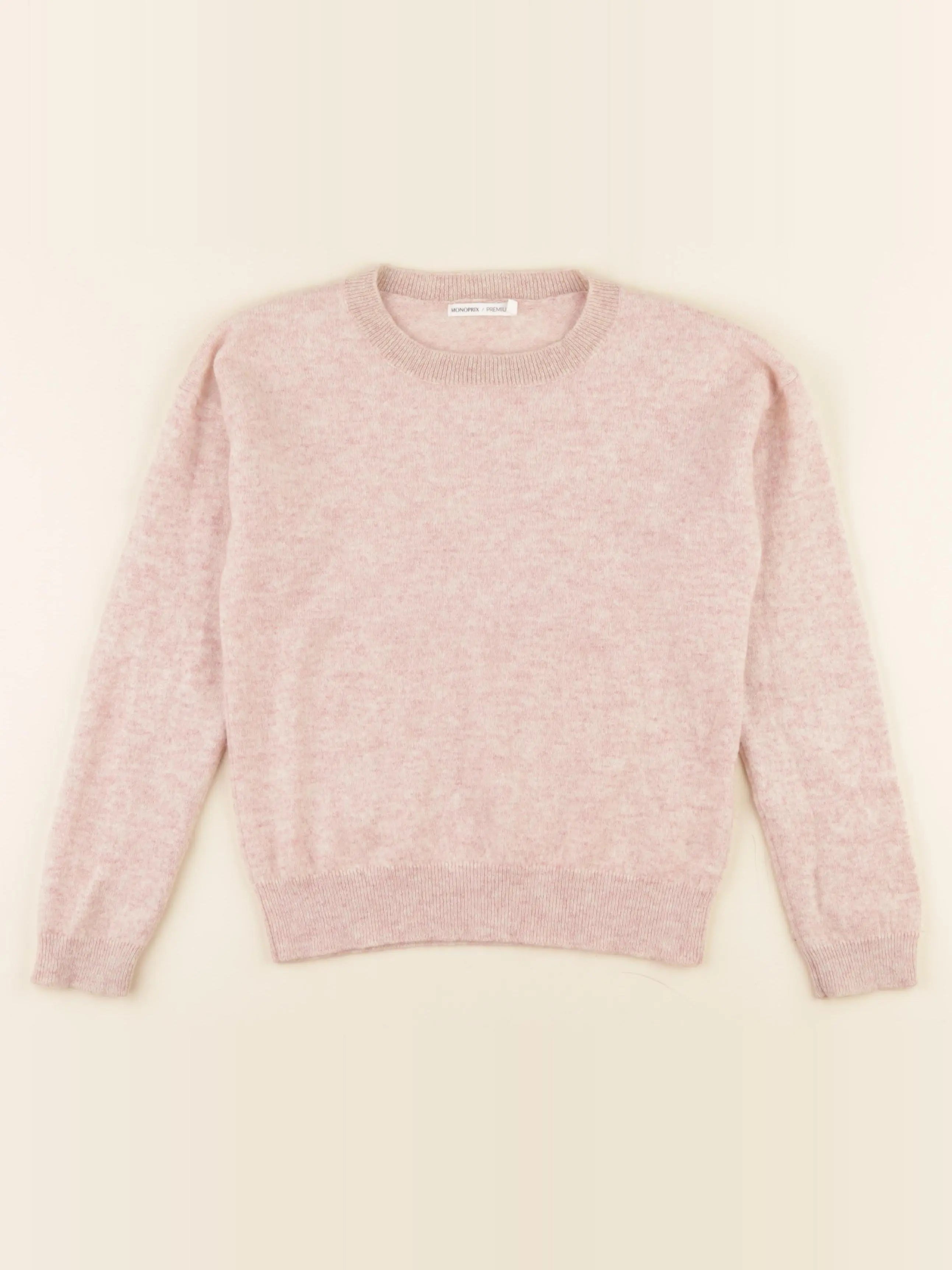 Monoprix - pull rose - 10 ans