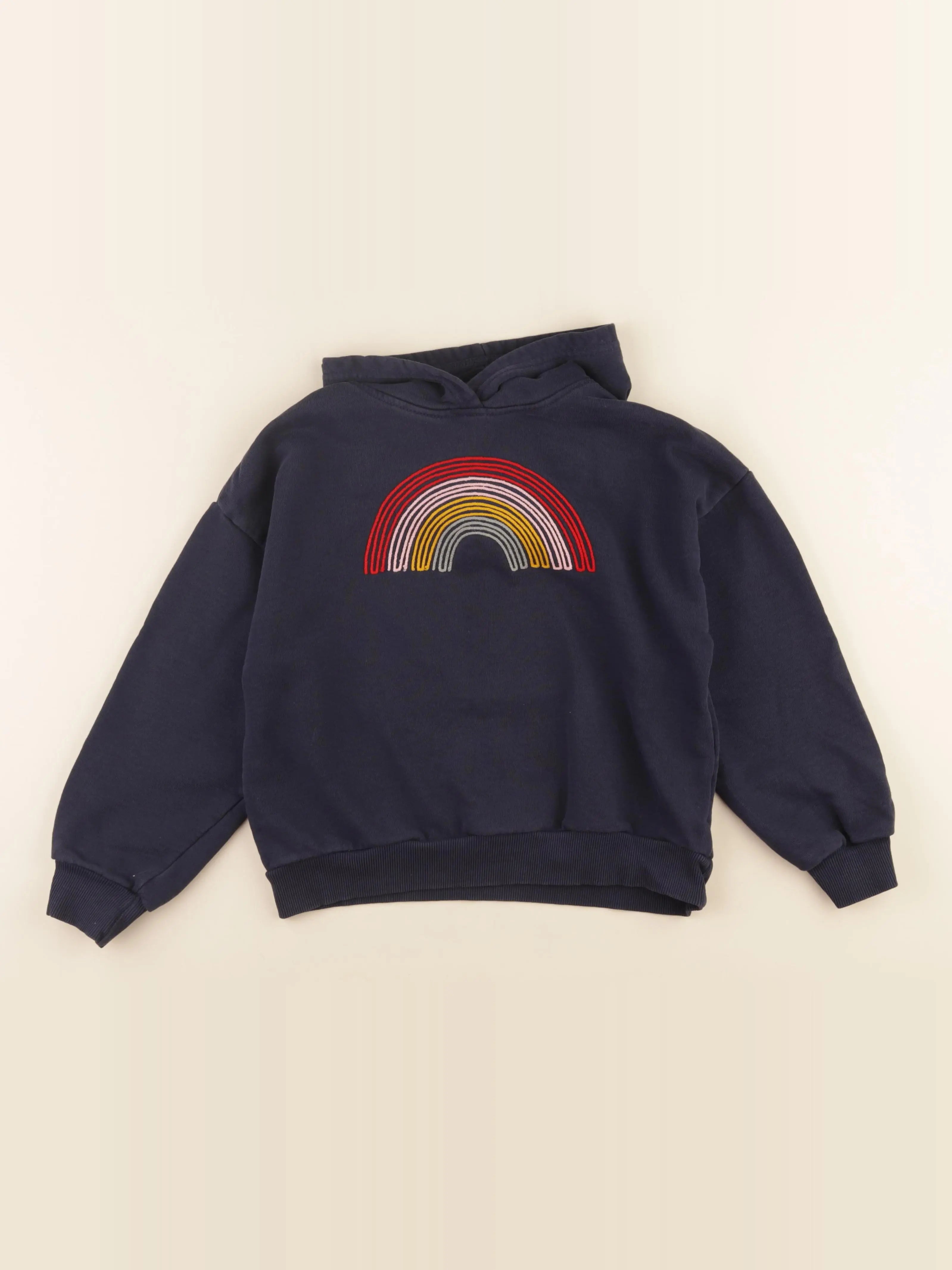 Monoprix - sweat bleu - 10 ans