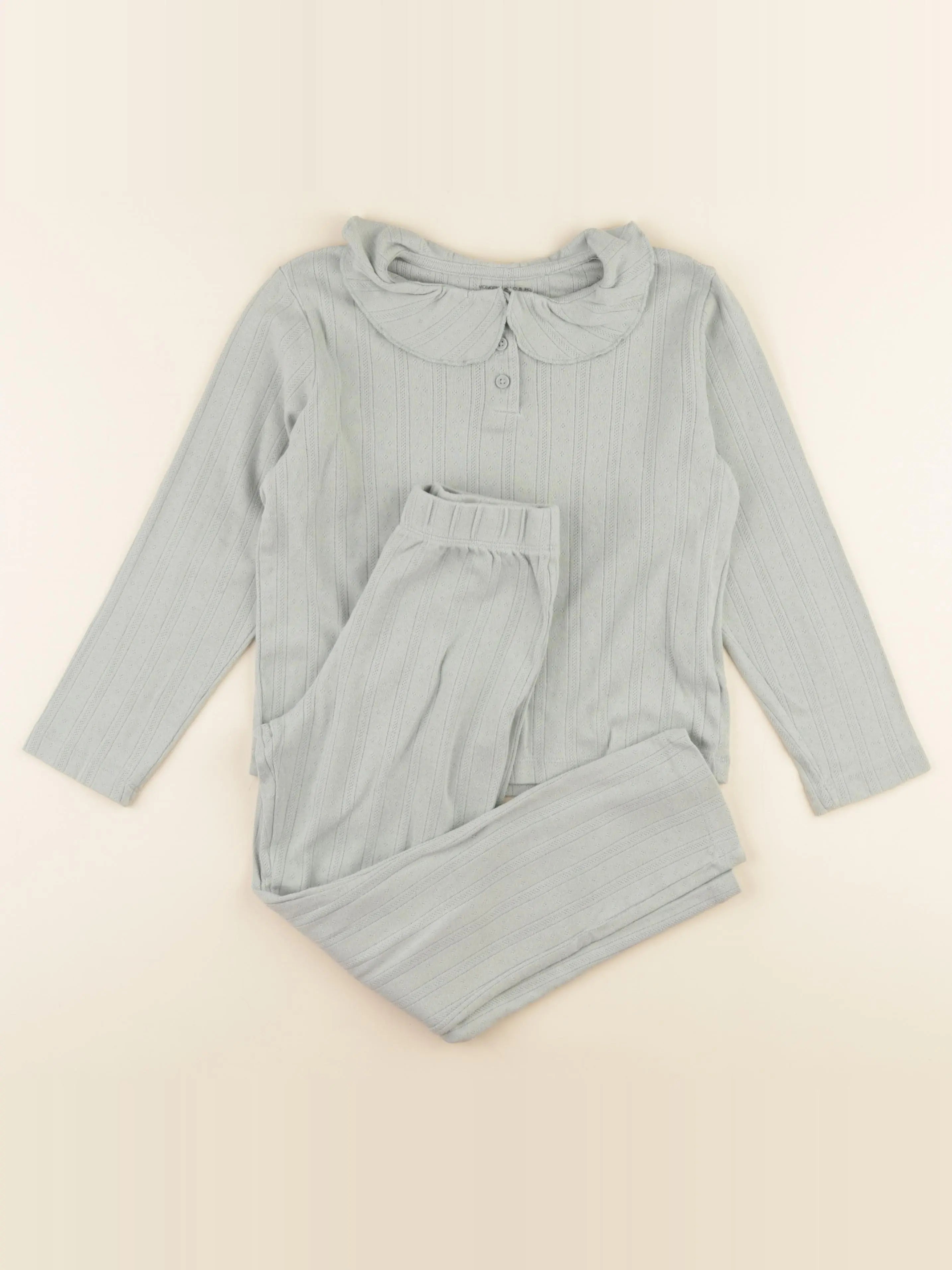 Monoprix - pyjama coton vert - 8 ans