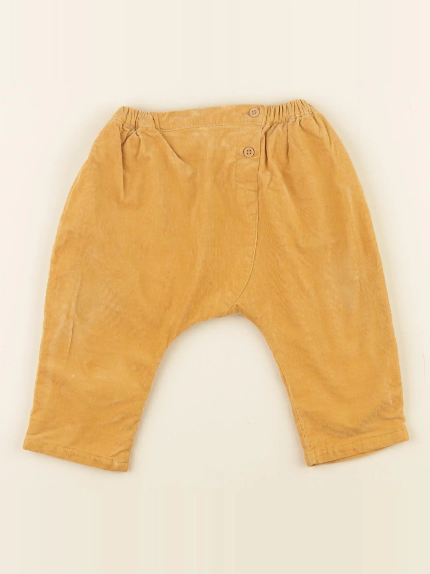 Boutchou - sarouel doublé jaune - 9 mois