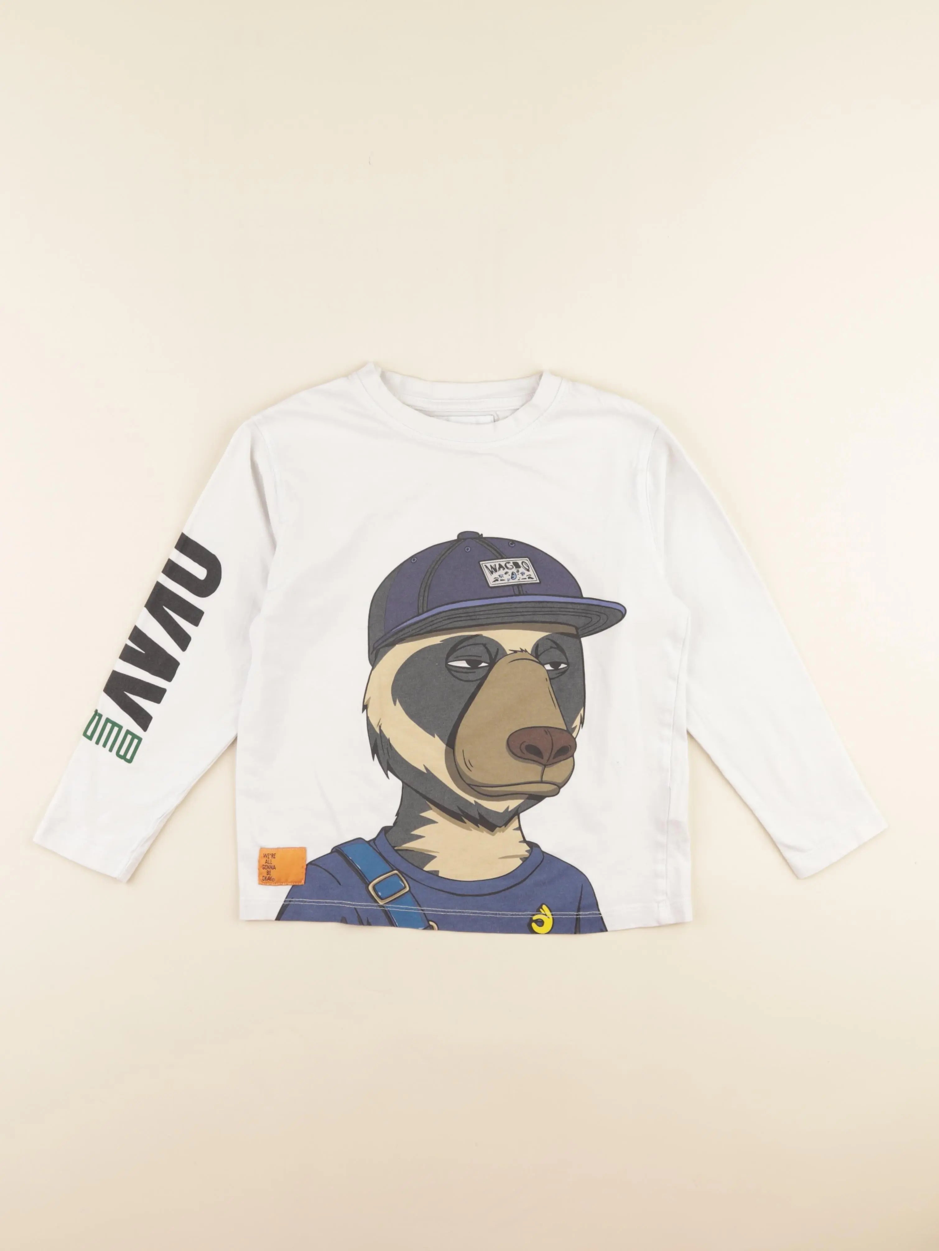 Zara - tee-shirt blanc - 6/7 ans