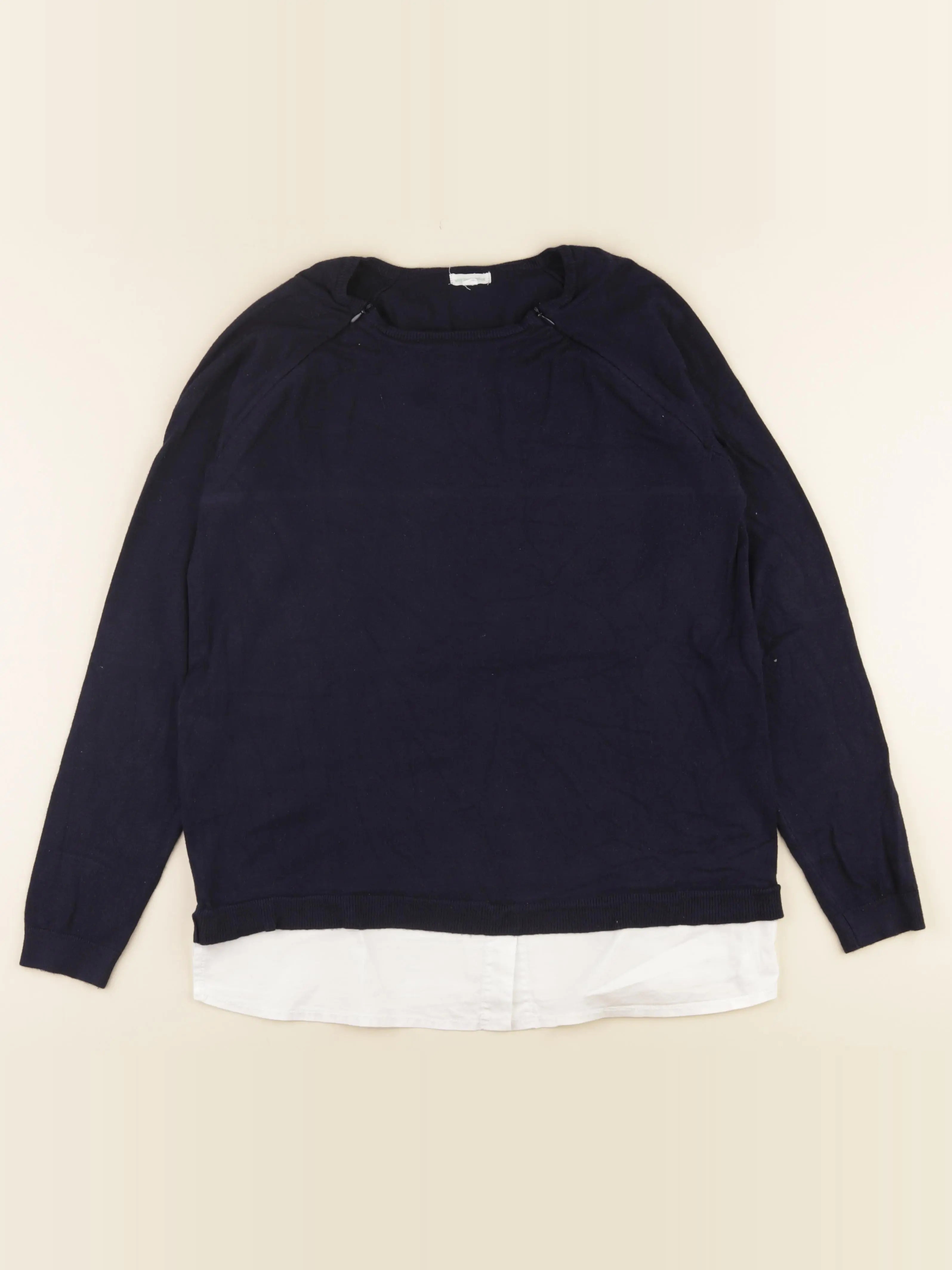 Vertbaudet - pull grossesse, allaitement bleu - 38 à 40