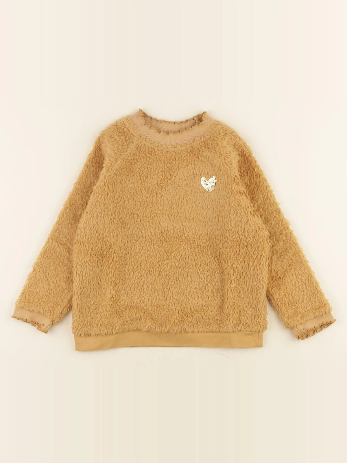 Vertbaudet - pull orange - 5 ans