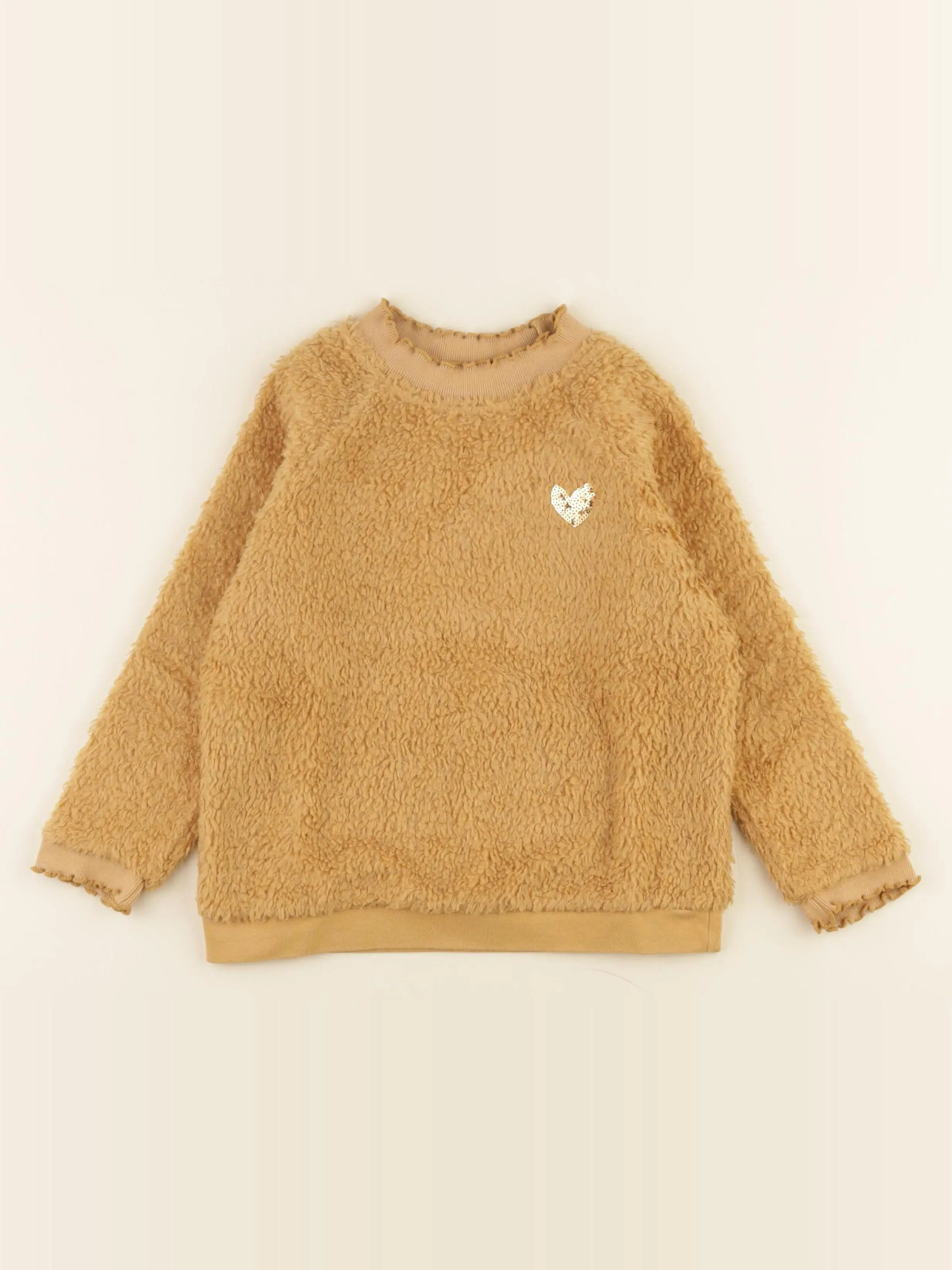 Vertbaudet - pull orange - 5 ans