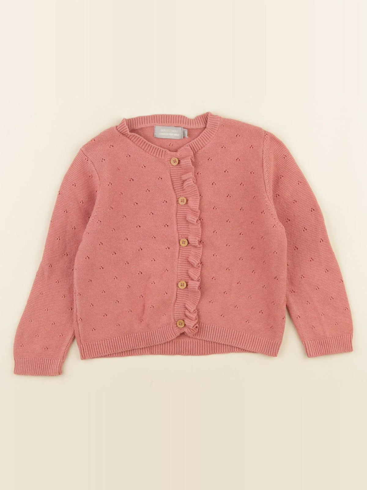 Boutchou - gilet rose - 18 mois