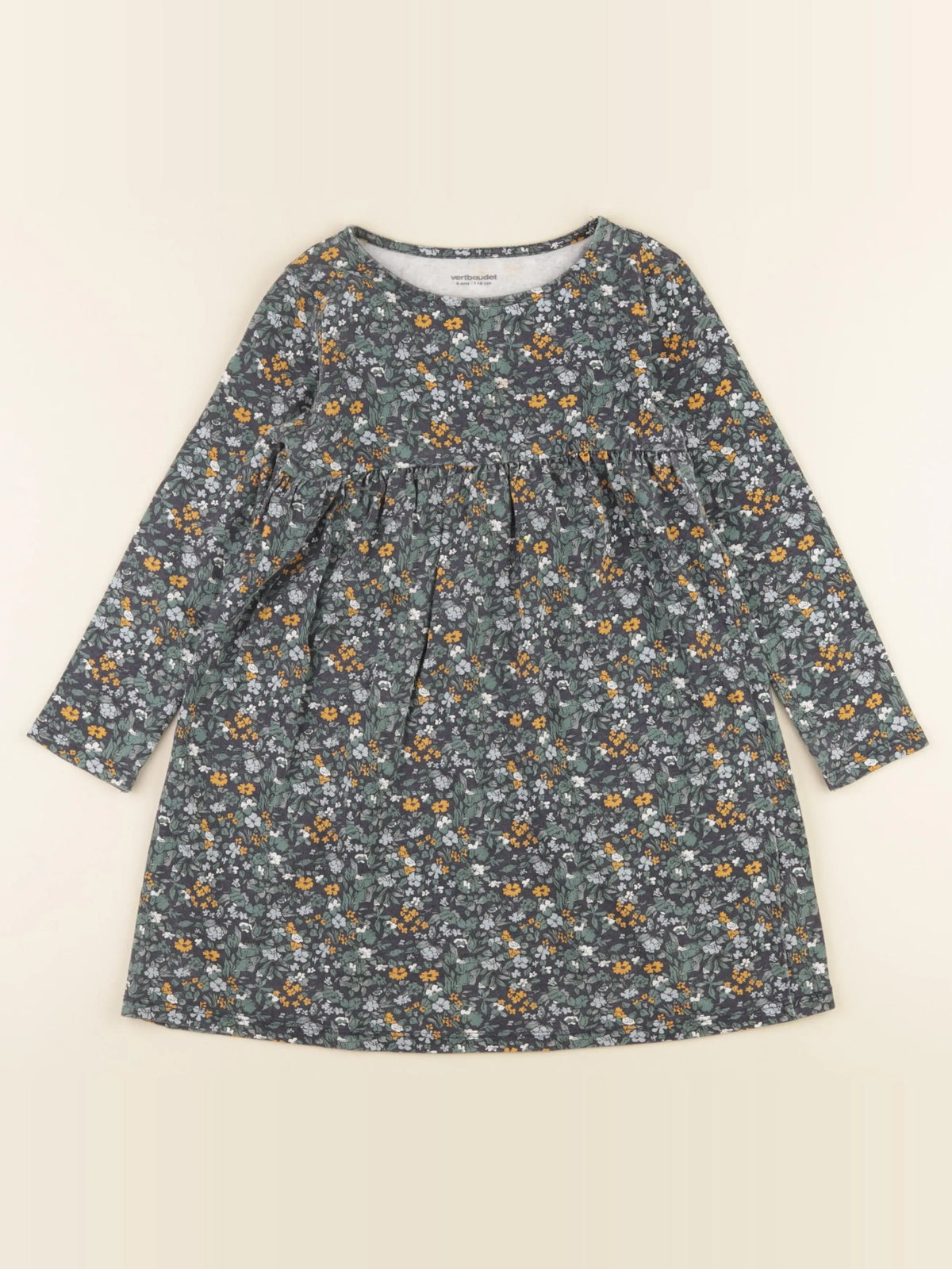 Vertbaudet - robe multicolore - 6 ans