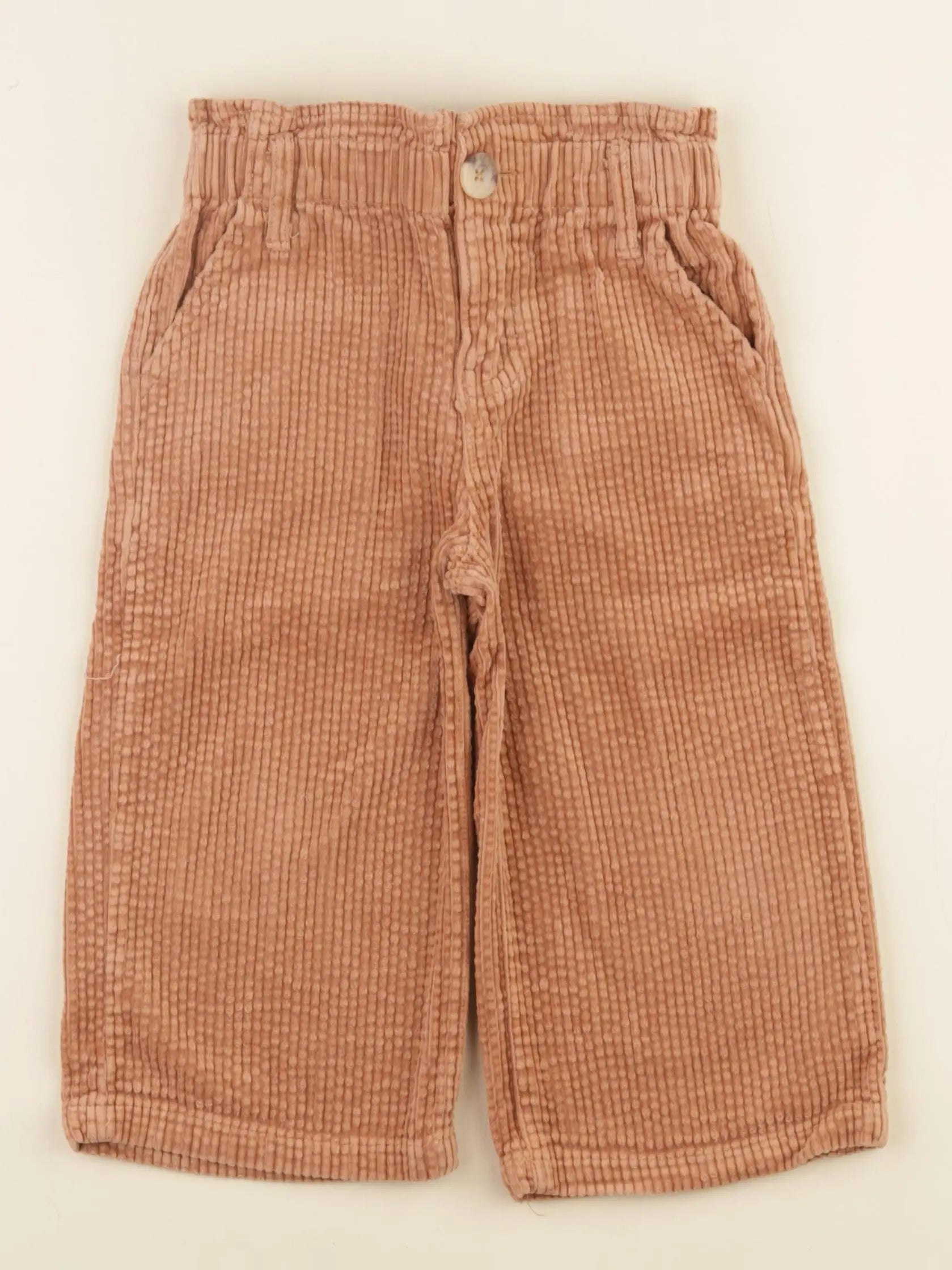 Vertbaudet - pantalon marron - 3 ans