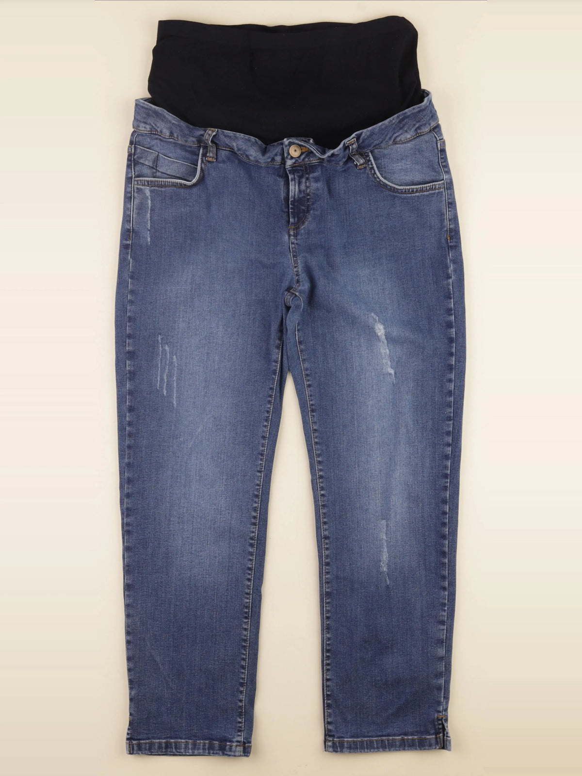 Envie de fraise - jean grossesse bleu - 46