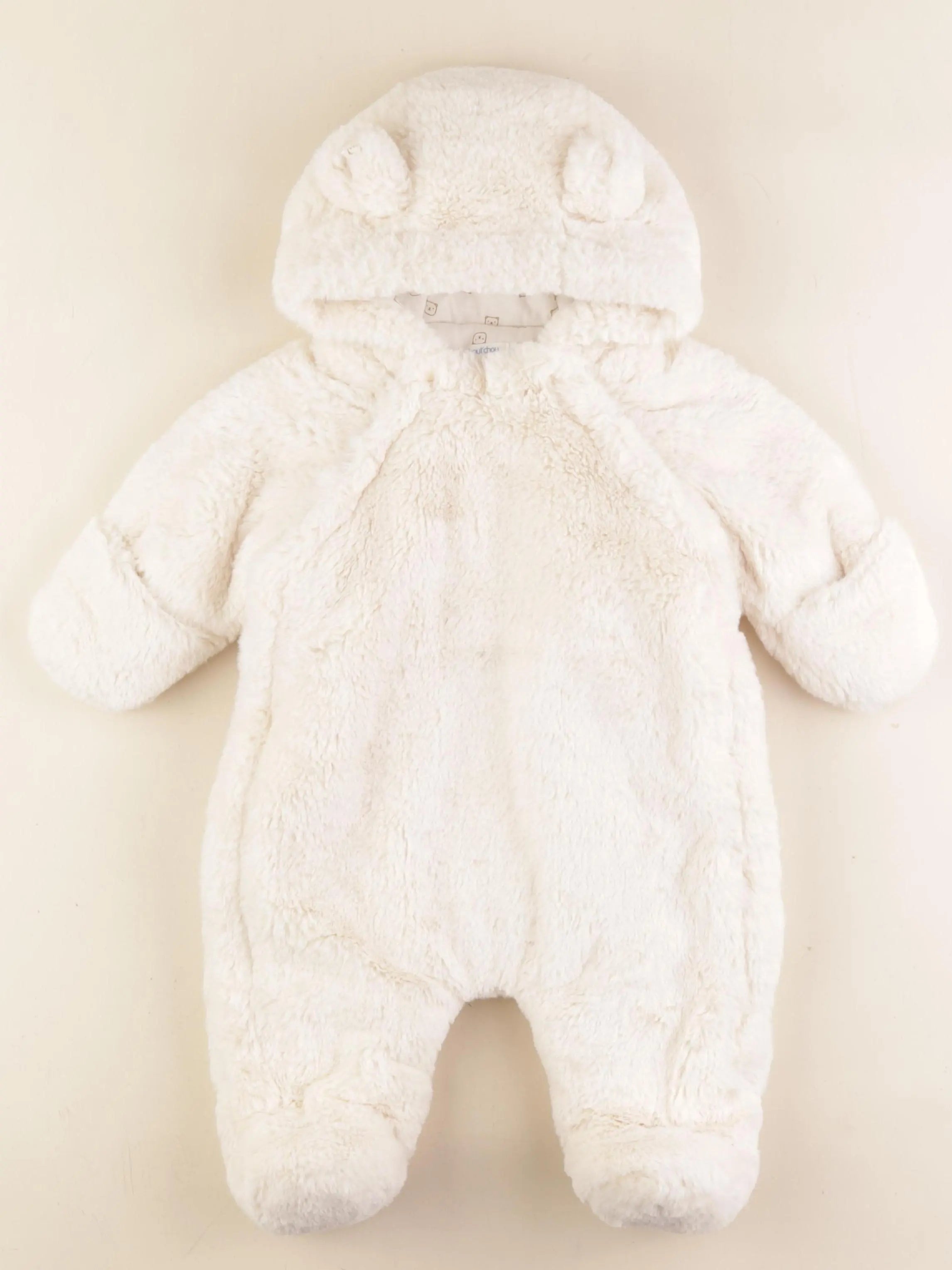 Boutchou - combi-pilote blanc - 3 mois