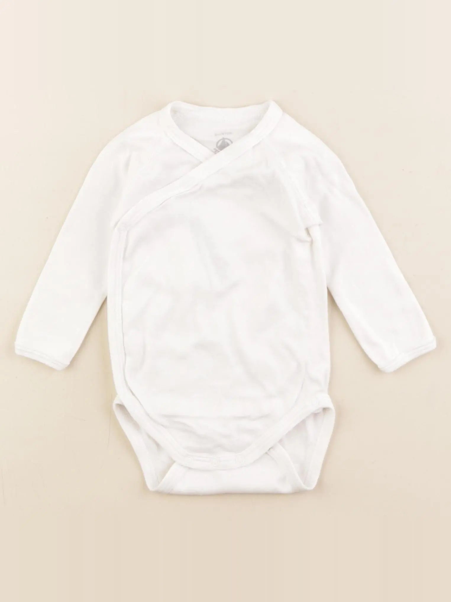 Petit Bateau - body blanc - 6 mois