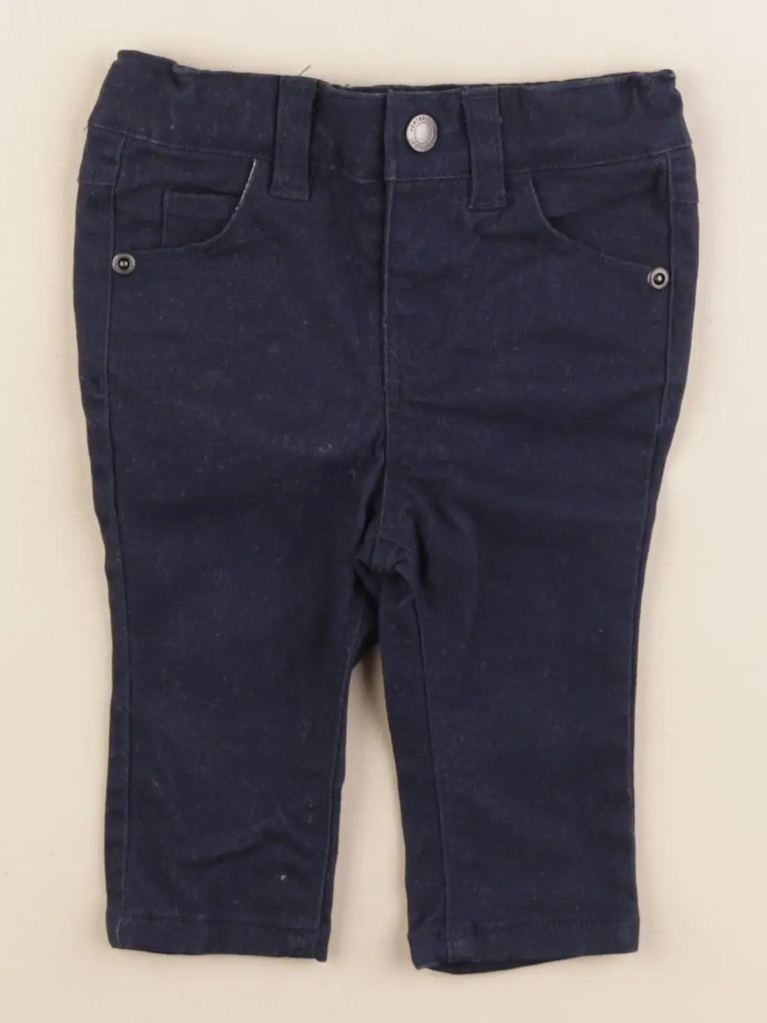 Vertbaudet - pantalon bleu - 3 mois