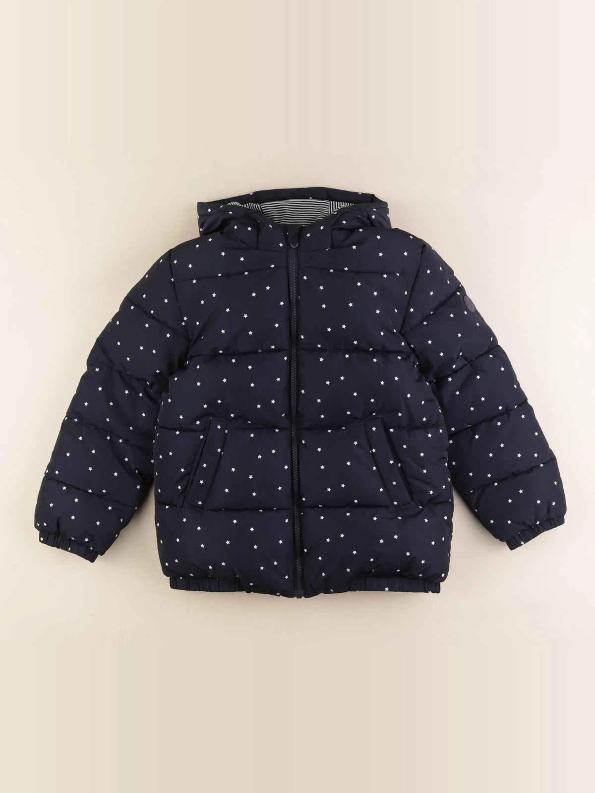 Petit Bateau - doudoune bleu - 8 ans