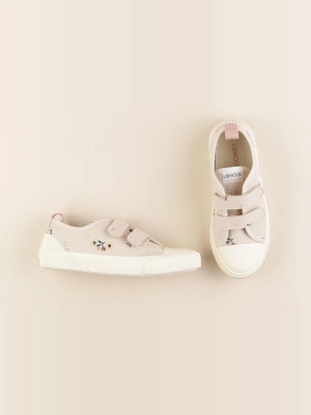 Liewood - tennis à scratch/ lacets beige - pointure 31