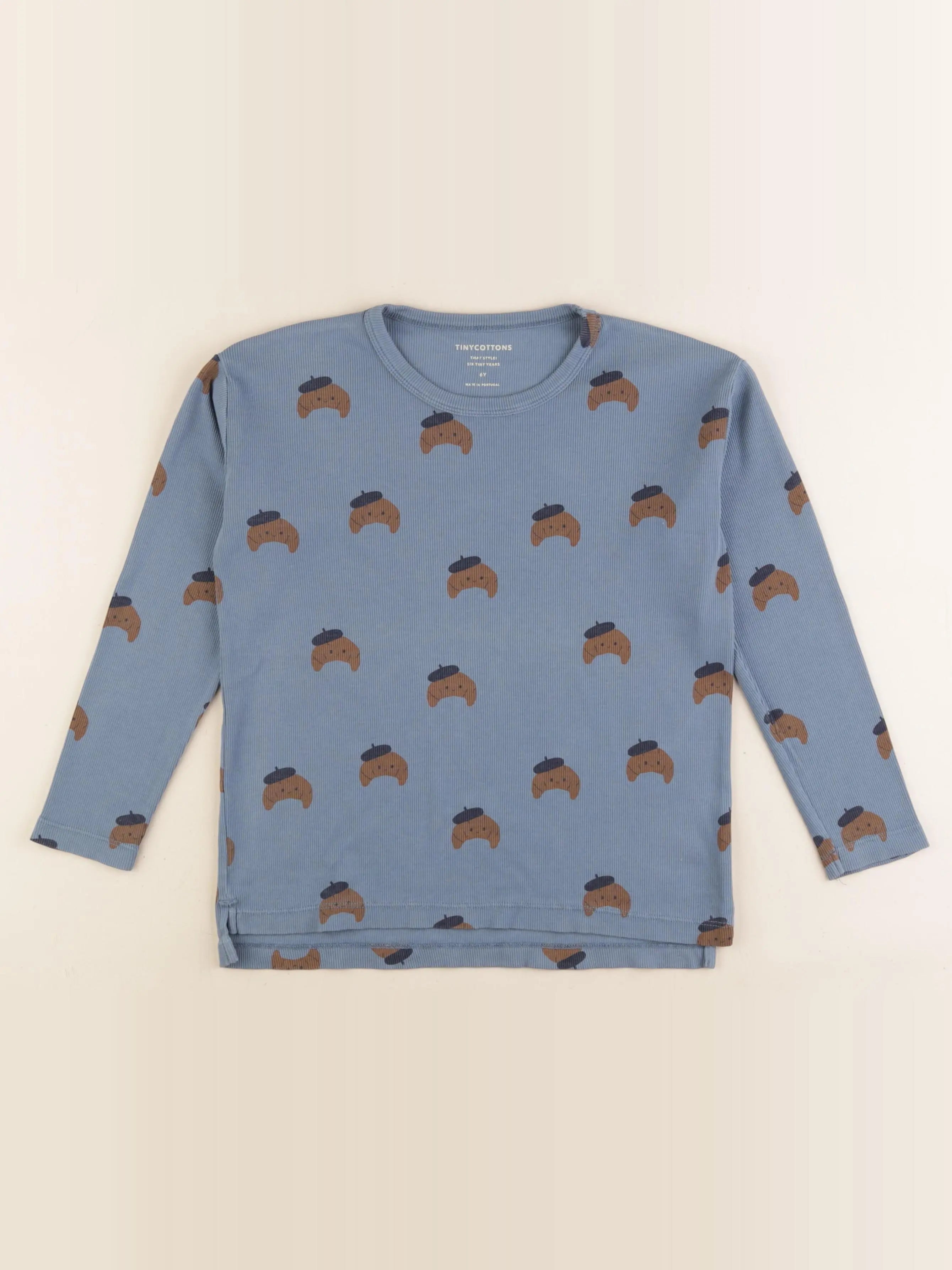 Tiny Cottons - tee-shirt bleu - 6 ans