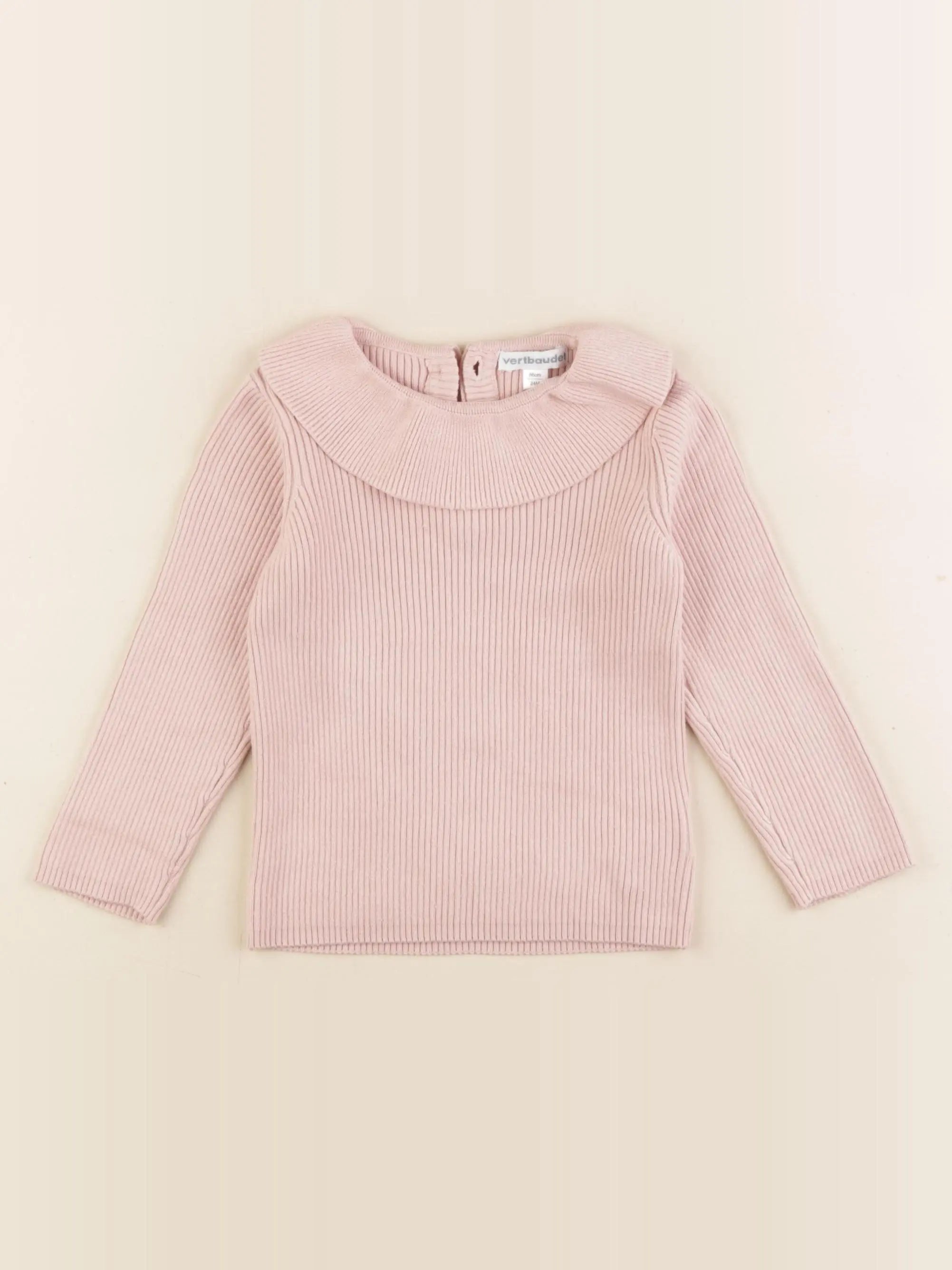 Vertbaudet - pull rose - 24 mois