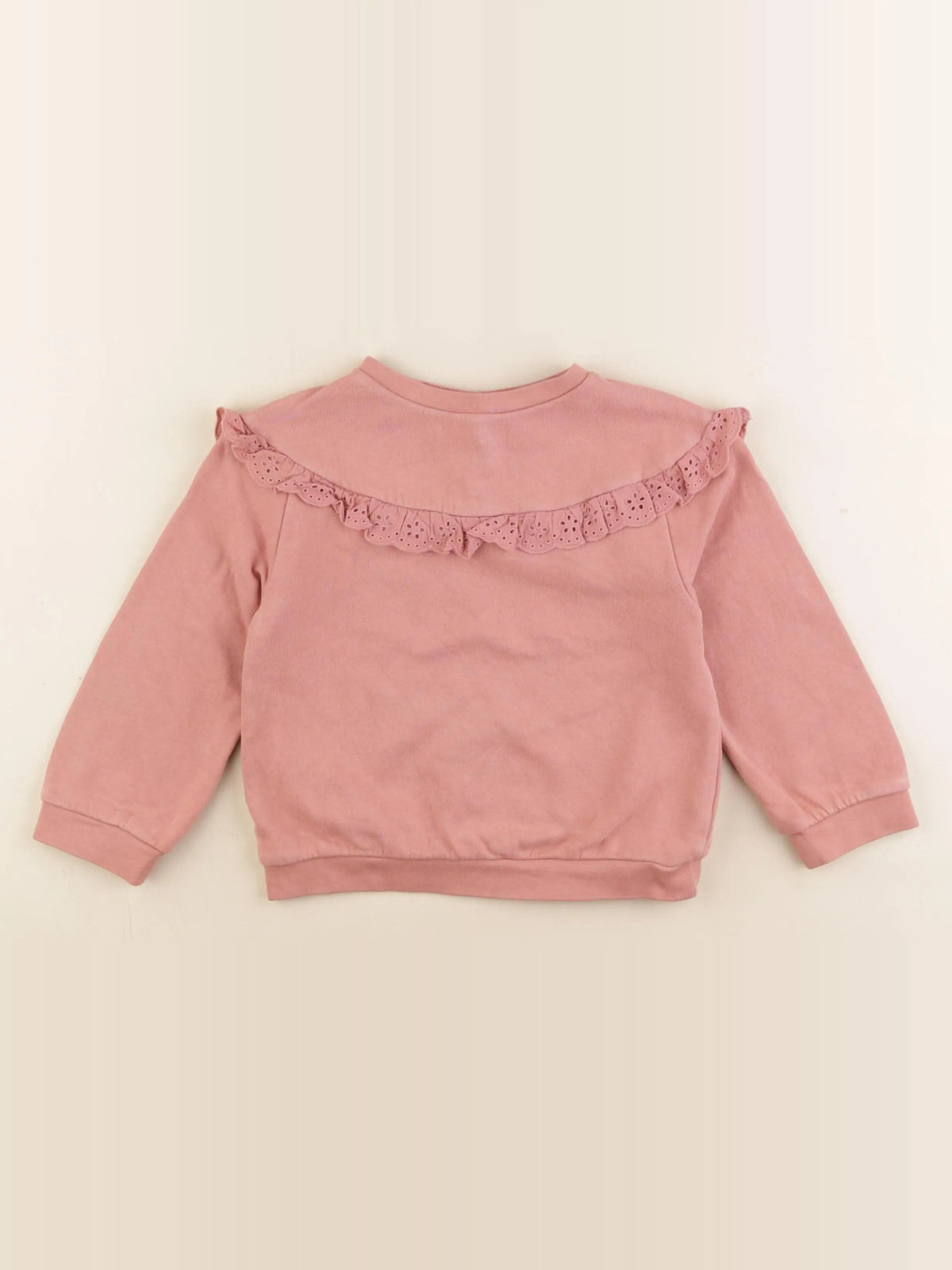 Vertbaudet - sweat rose - 36 mois