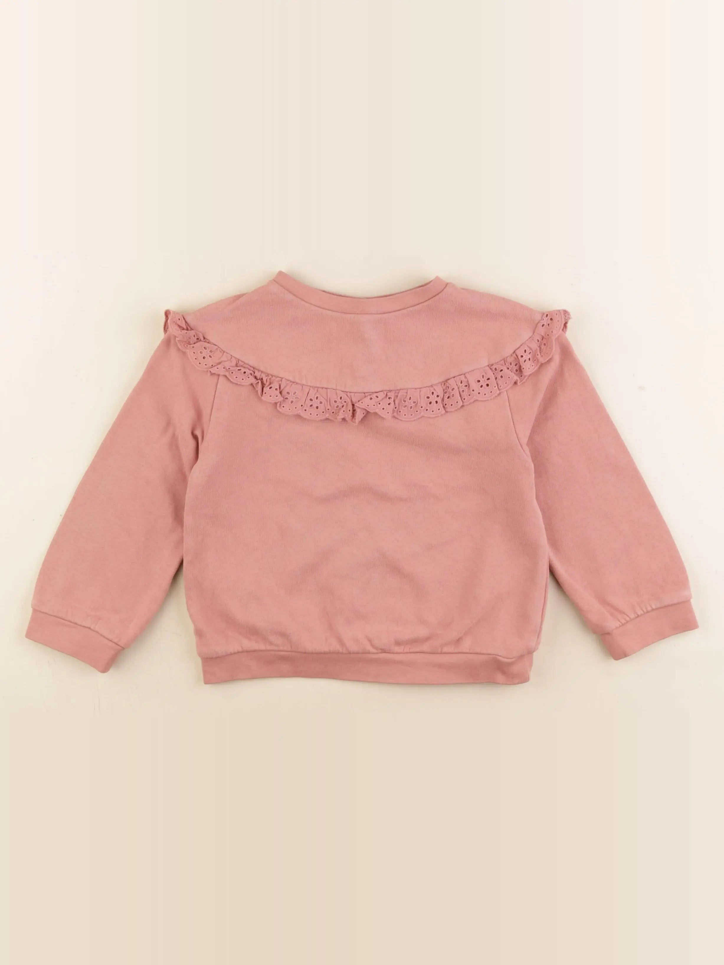 Vertbaudet - sweat rose - 36 mois