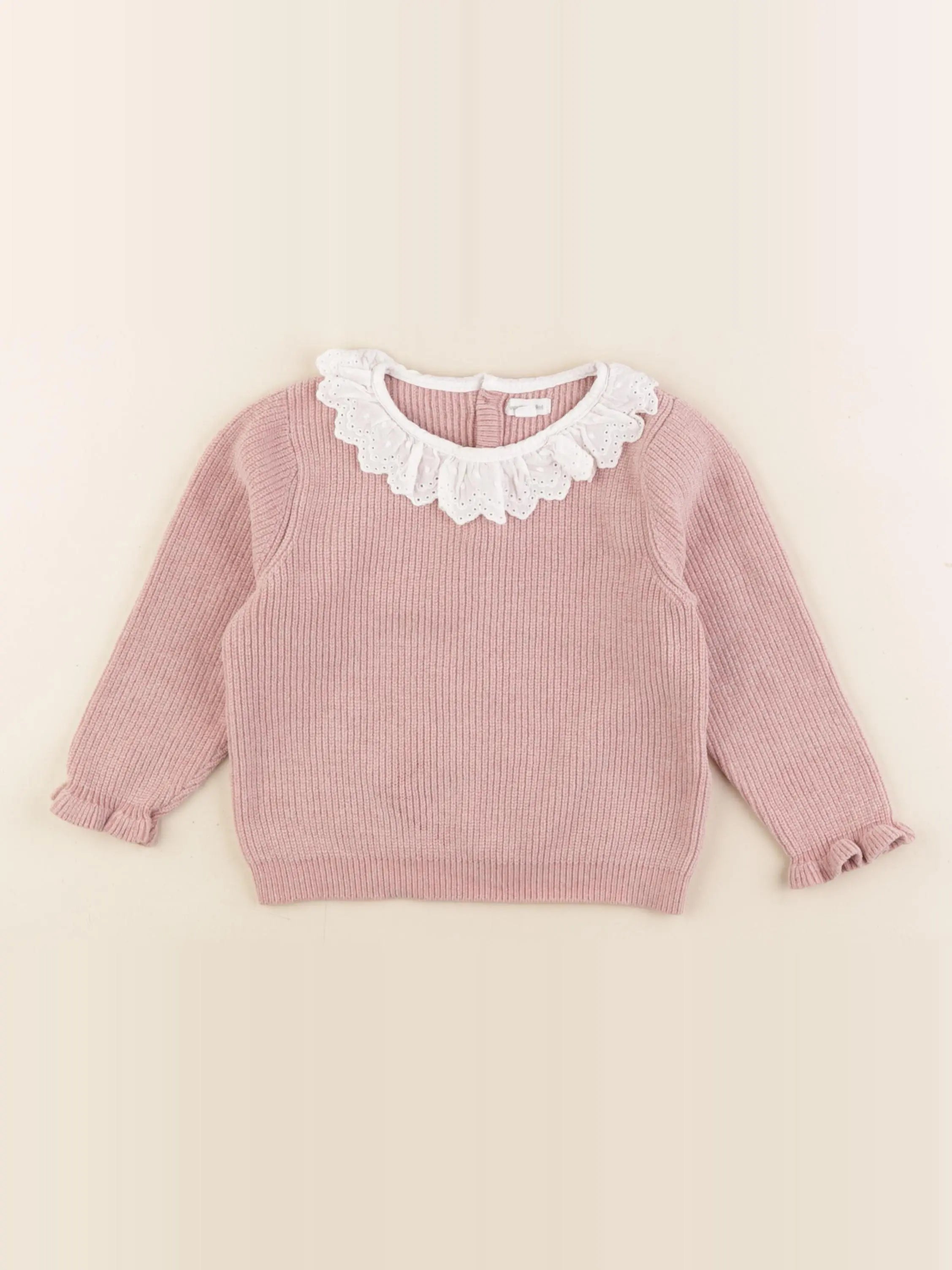 Vertbaudet - pull rose - 24 mois
