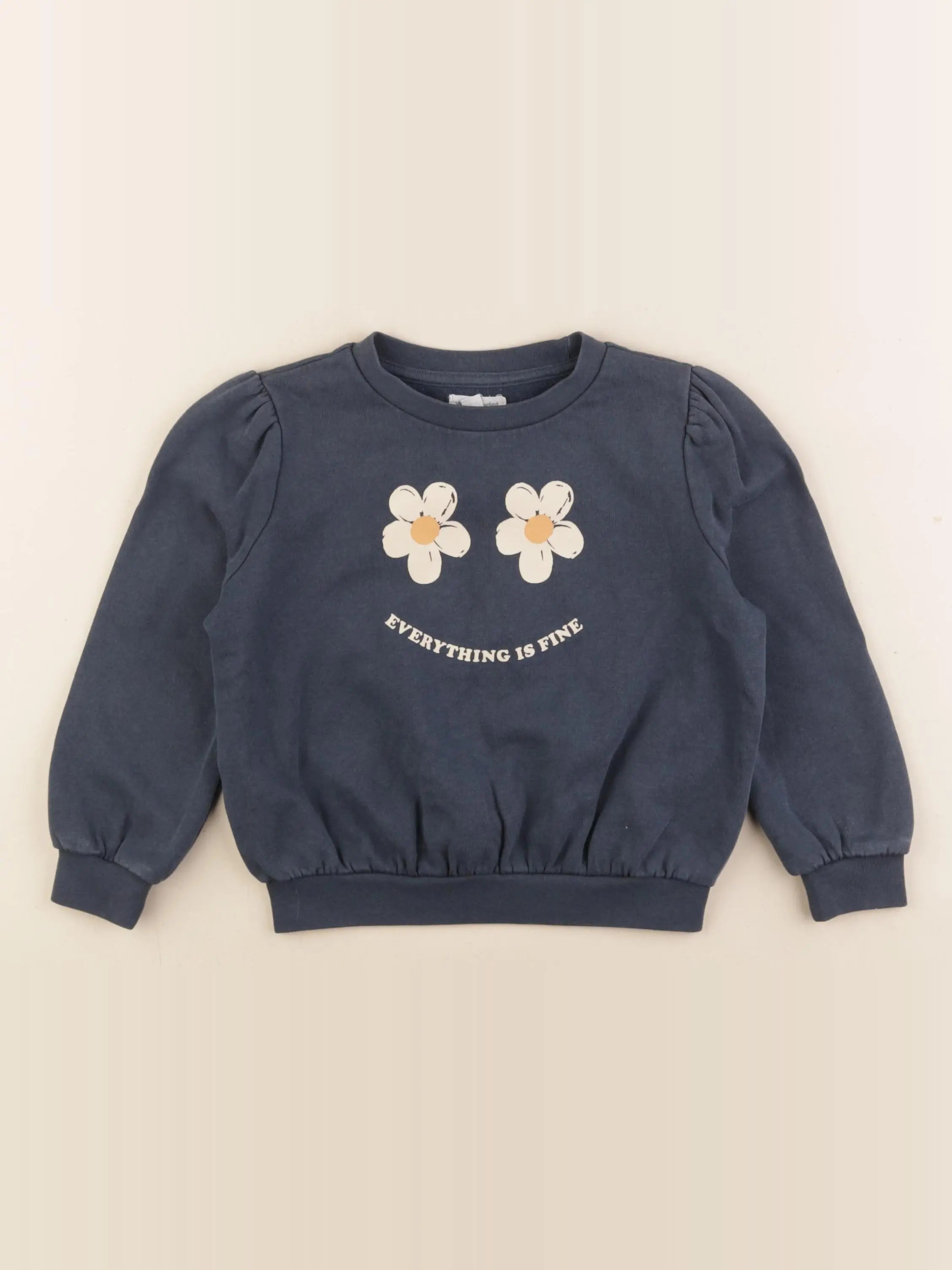 Vertbaudet - sweat bleu - 3 ans