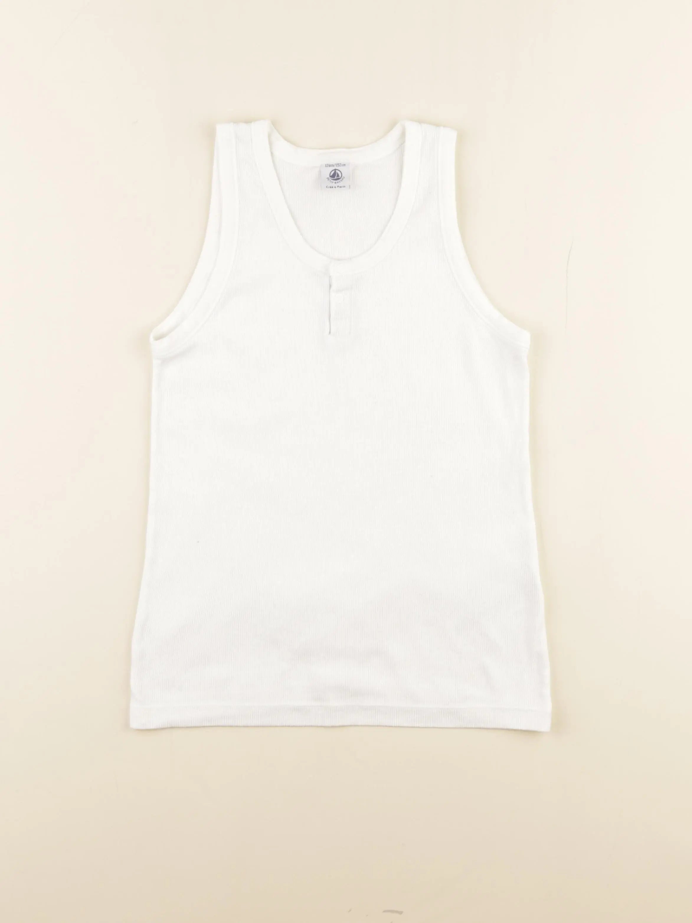 Petit Bateau - maillot de corps blanc - 12 ans