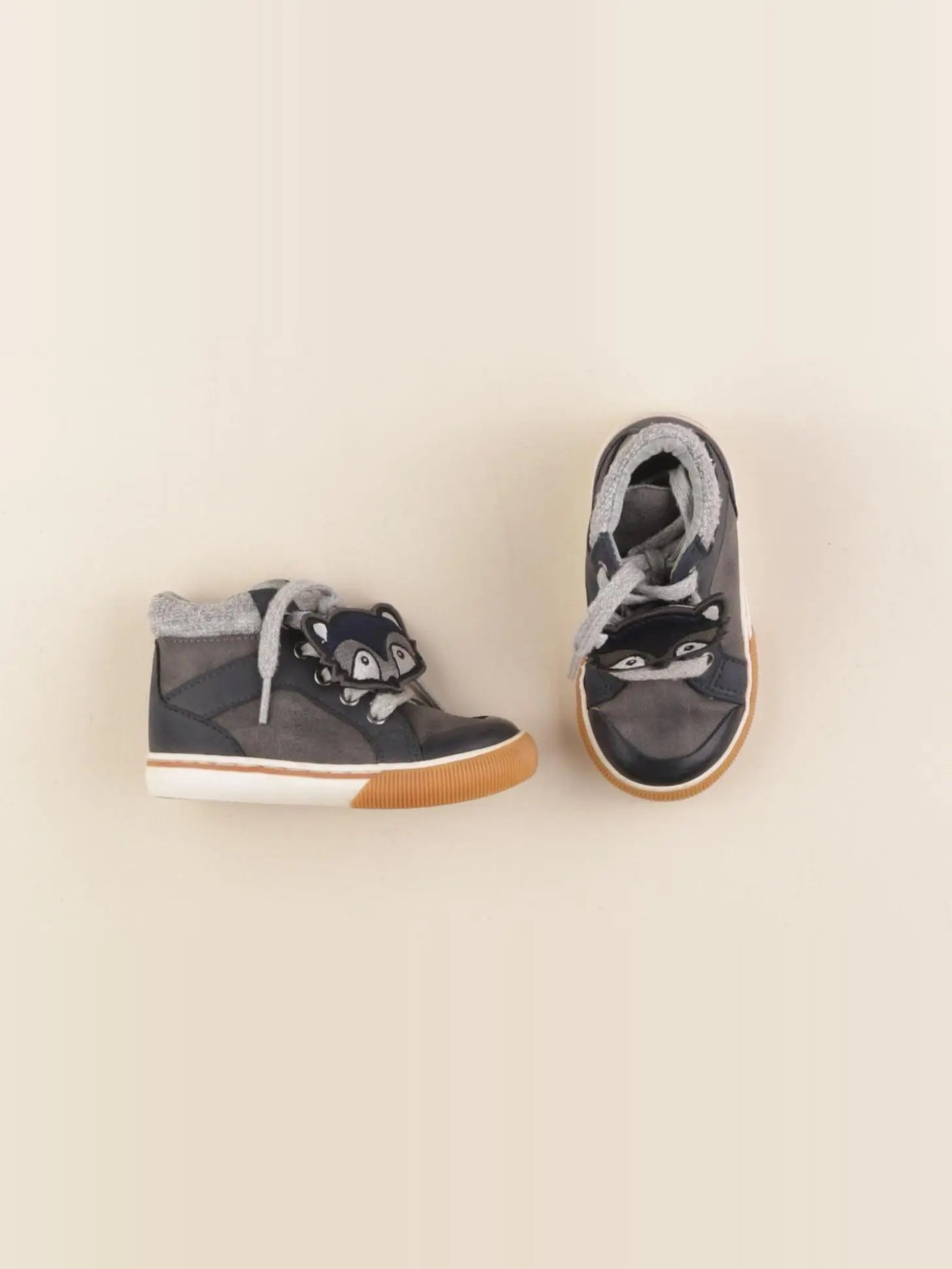 Vertbaudet - baskets bleu, gris - pointure 22